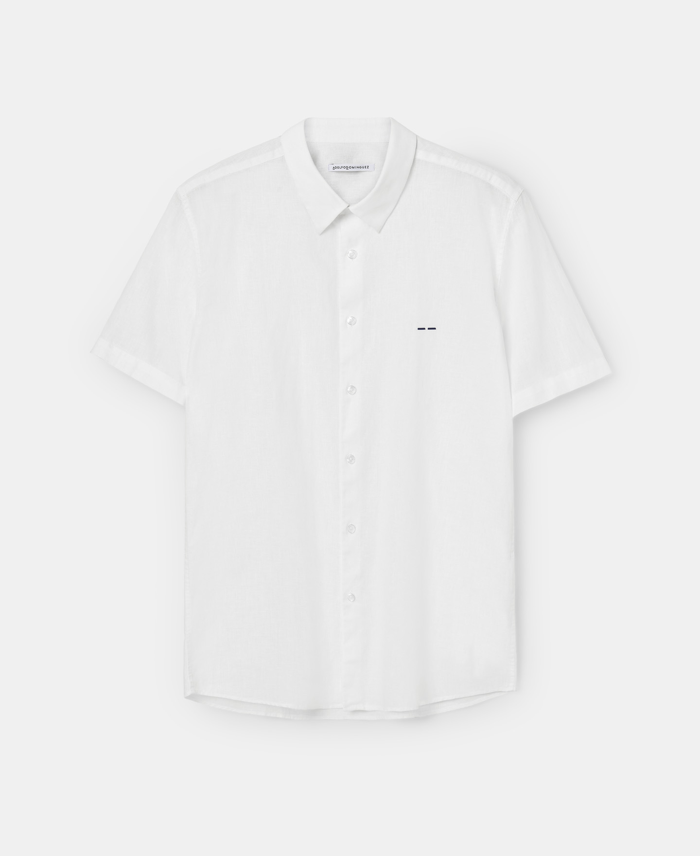 Linen and cotton short sleeve shirt image number 4