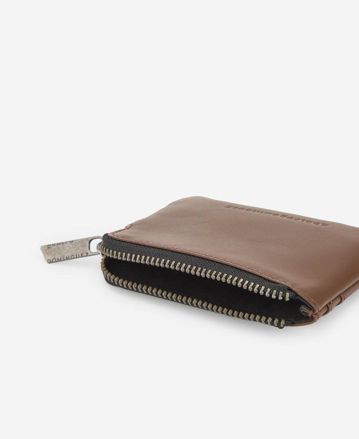 Brown leather purse image number 2