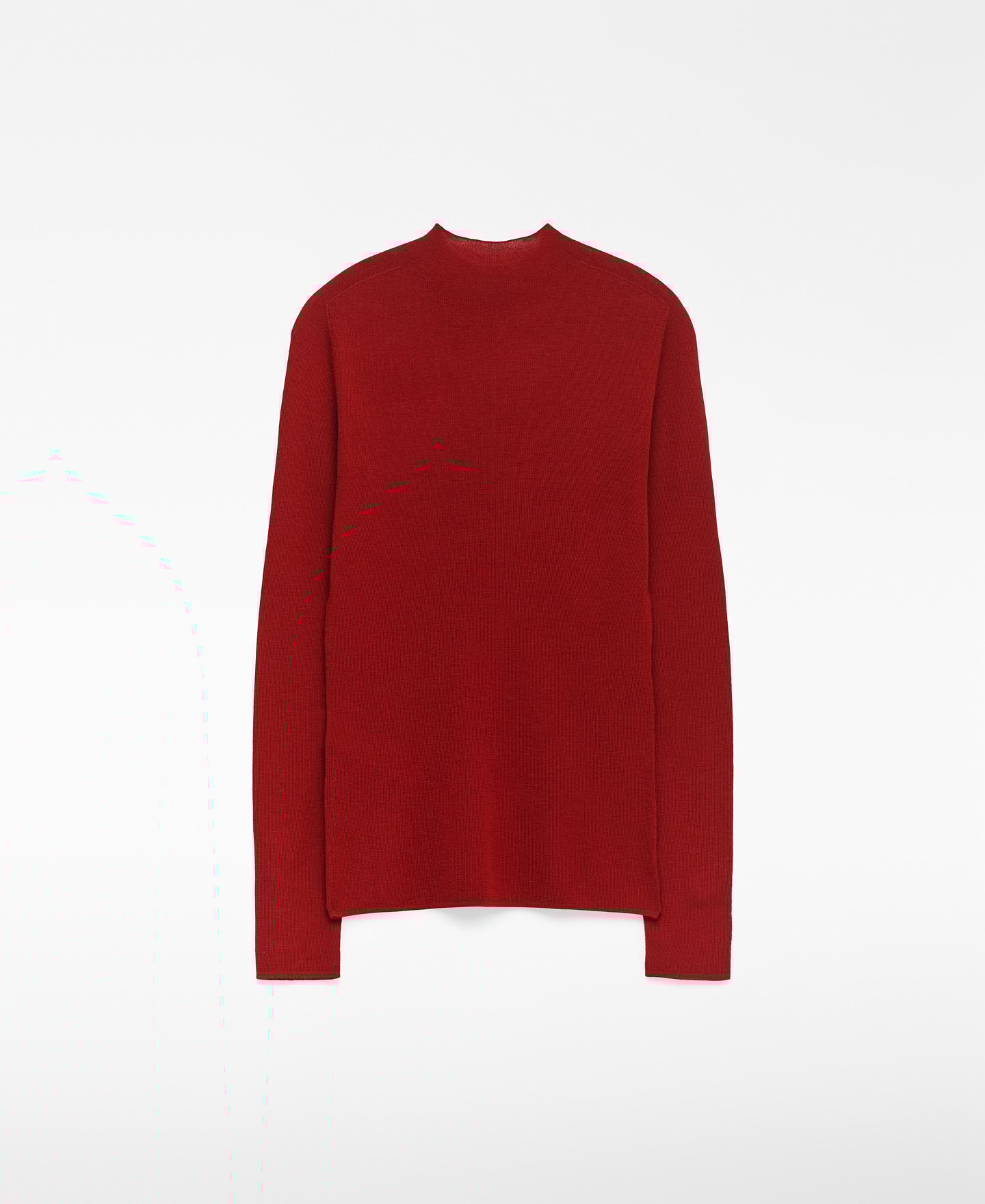Jersey entallado lana merino mujer image number 5