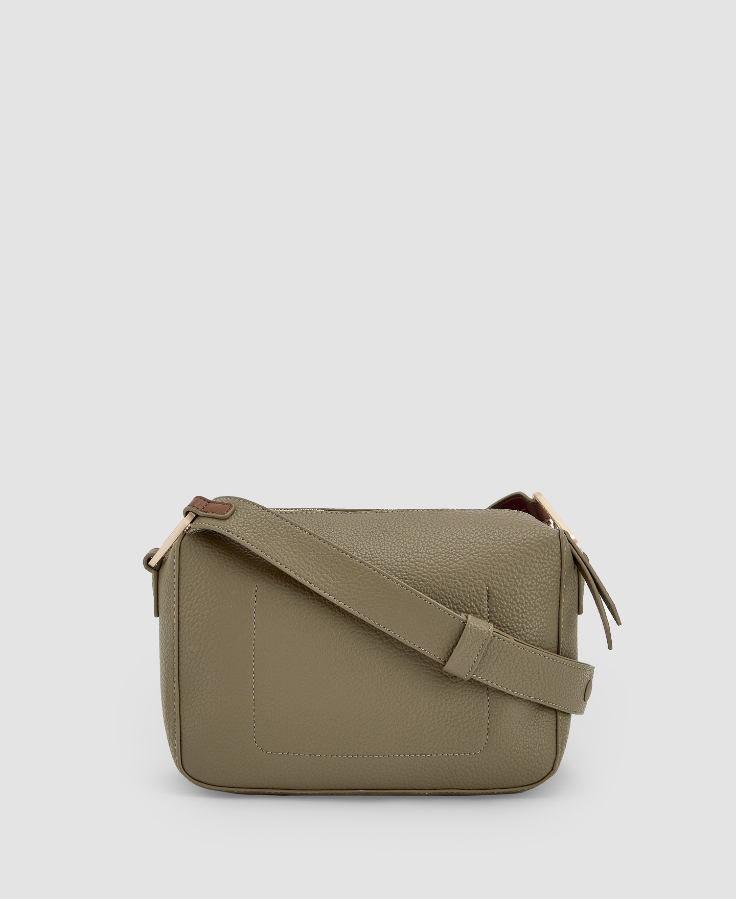 Recycled material shoulder bag image number 1