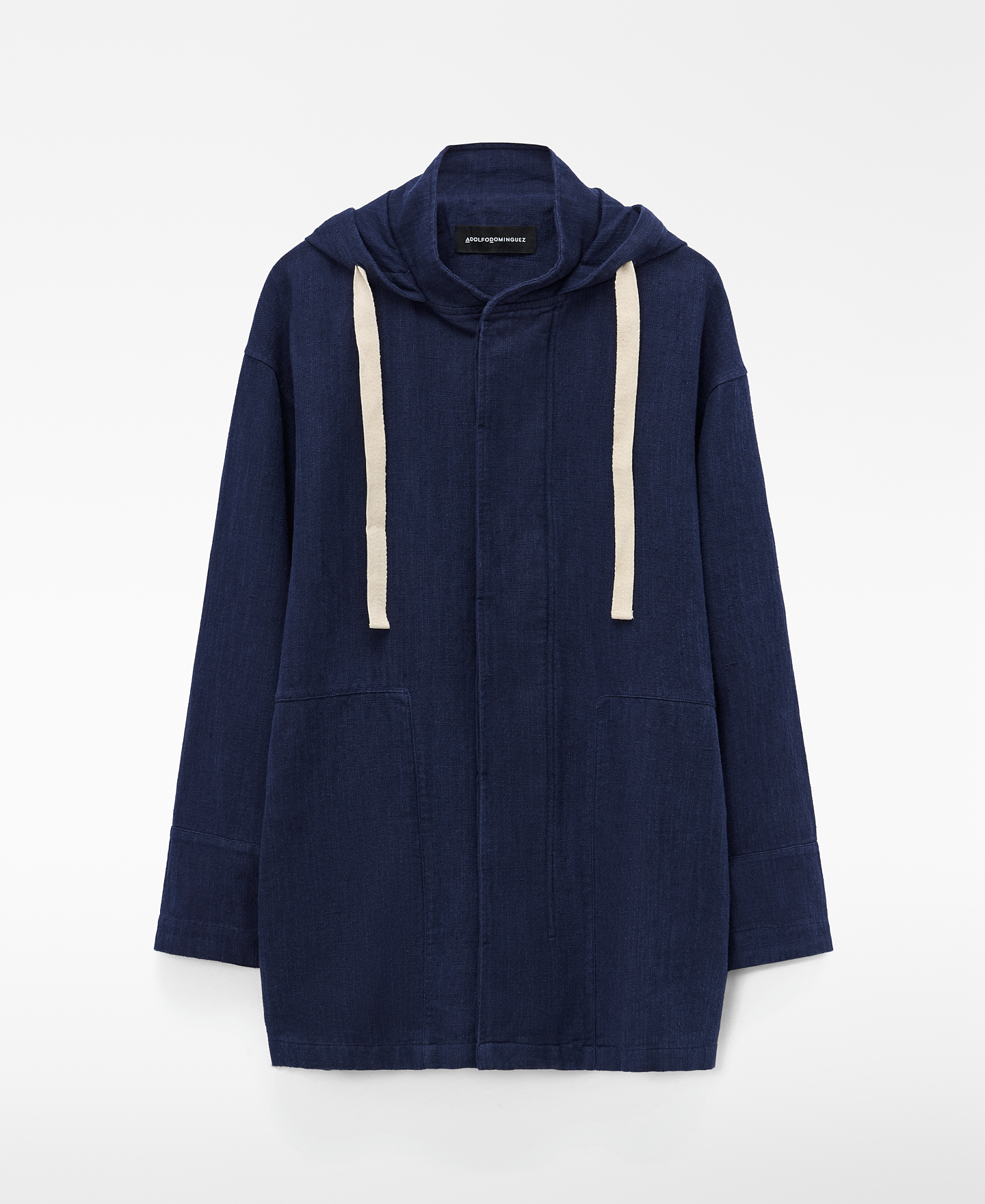Oversize parka with drawstring image number 4