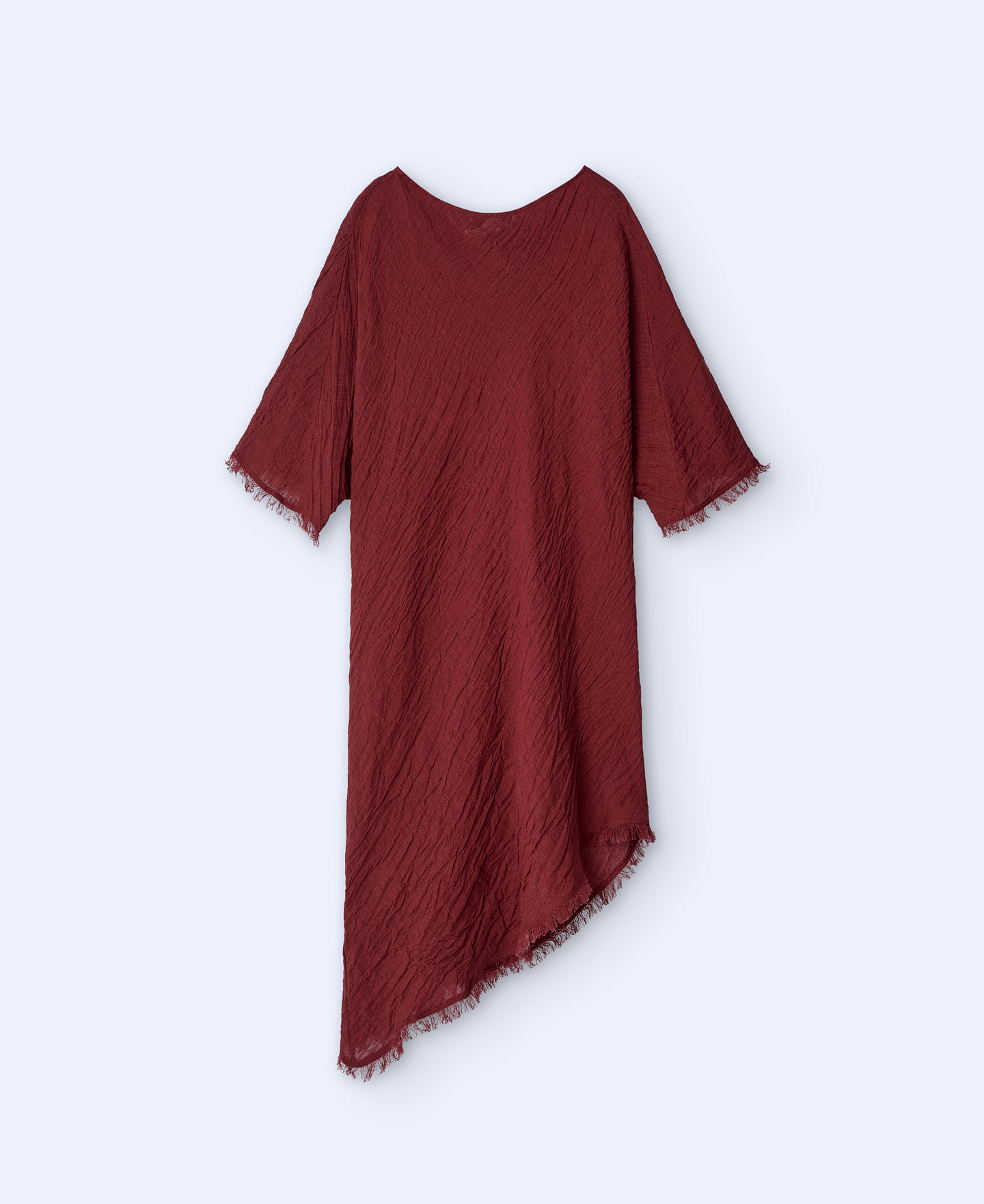 Linen assymetric tunic dress image number 5