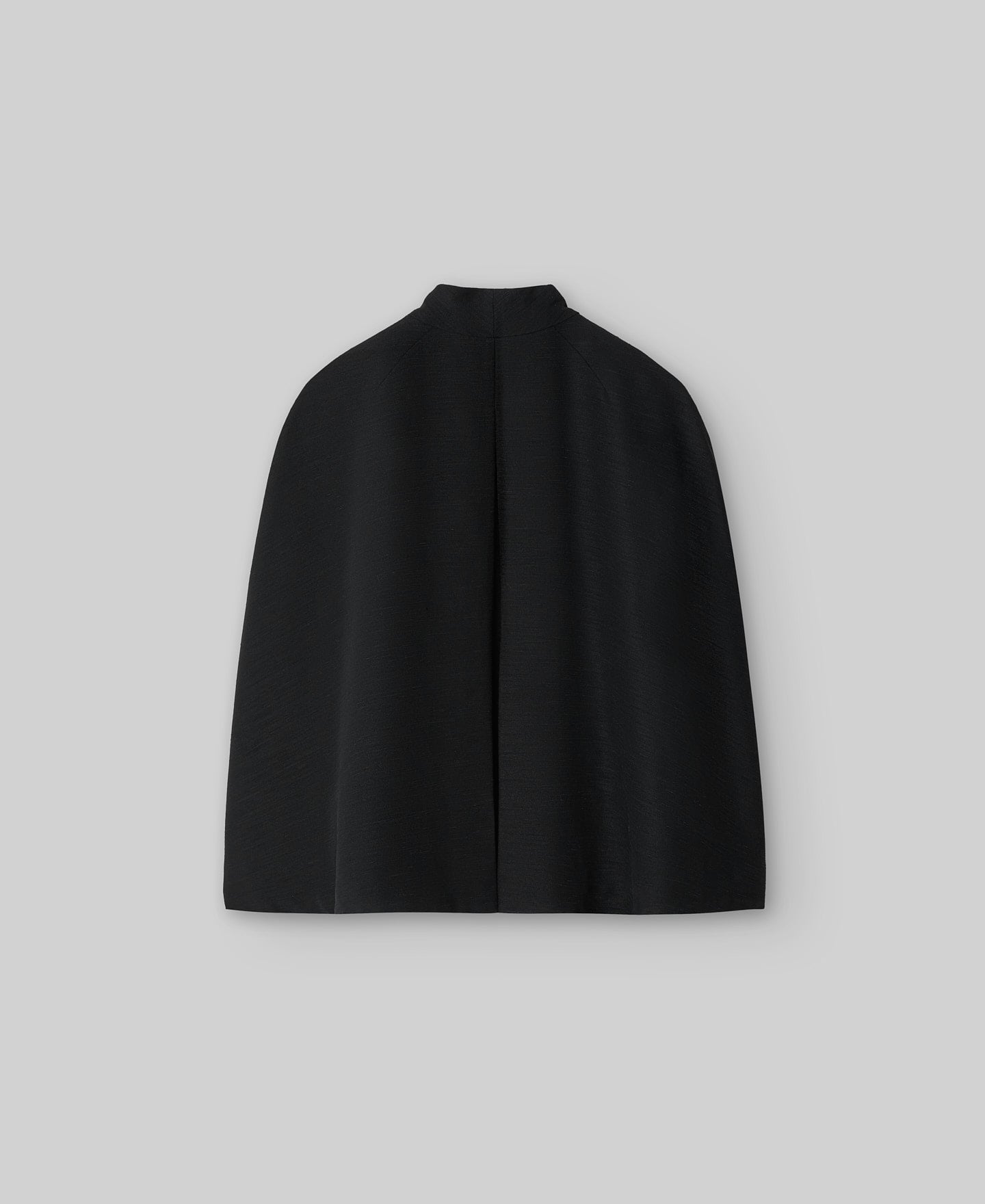 Black cross-front cape woman image number 5