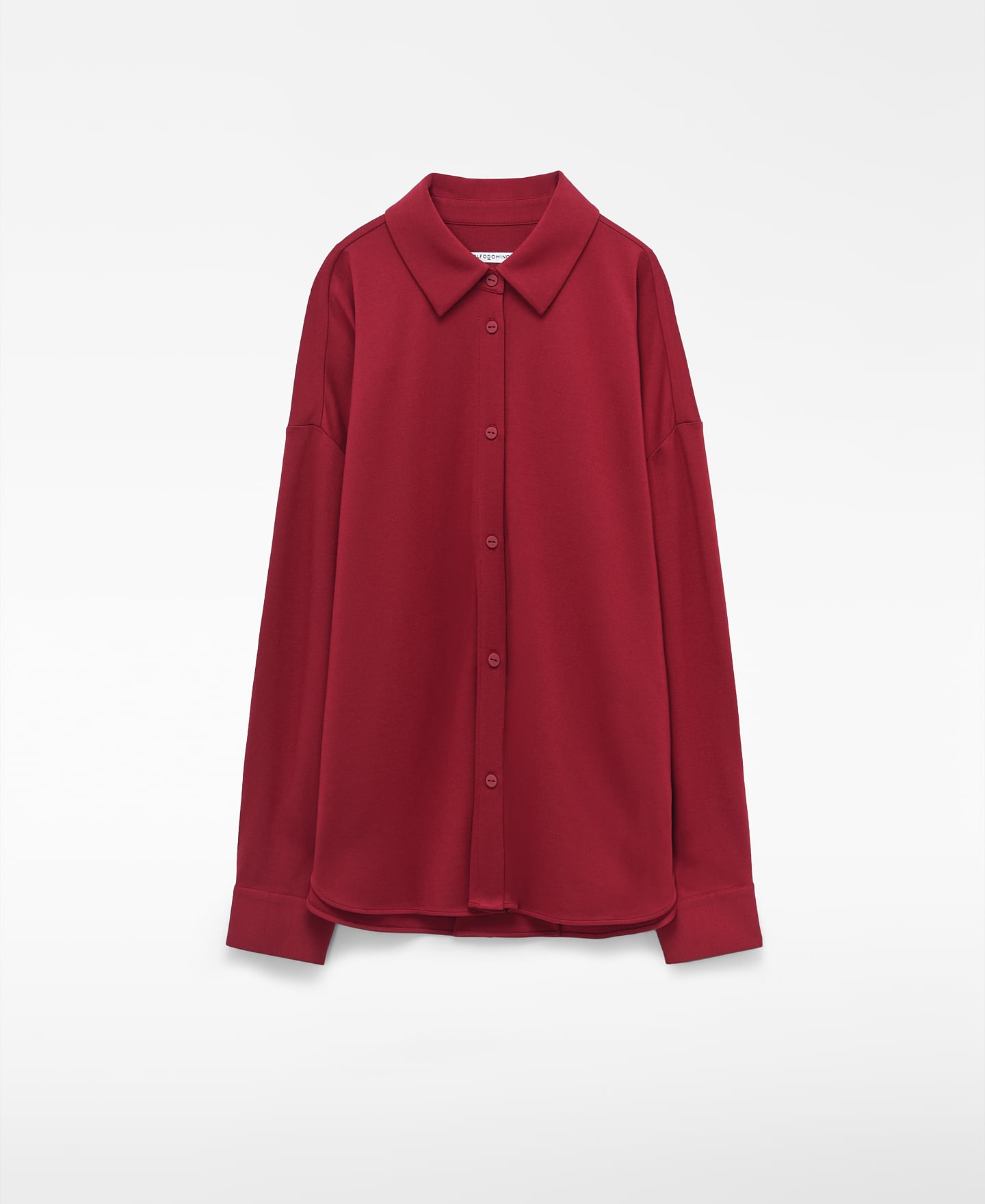 Spread collar flowing shirt image number 5