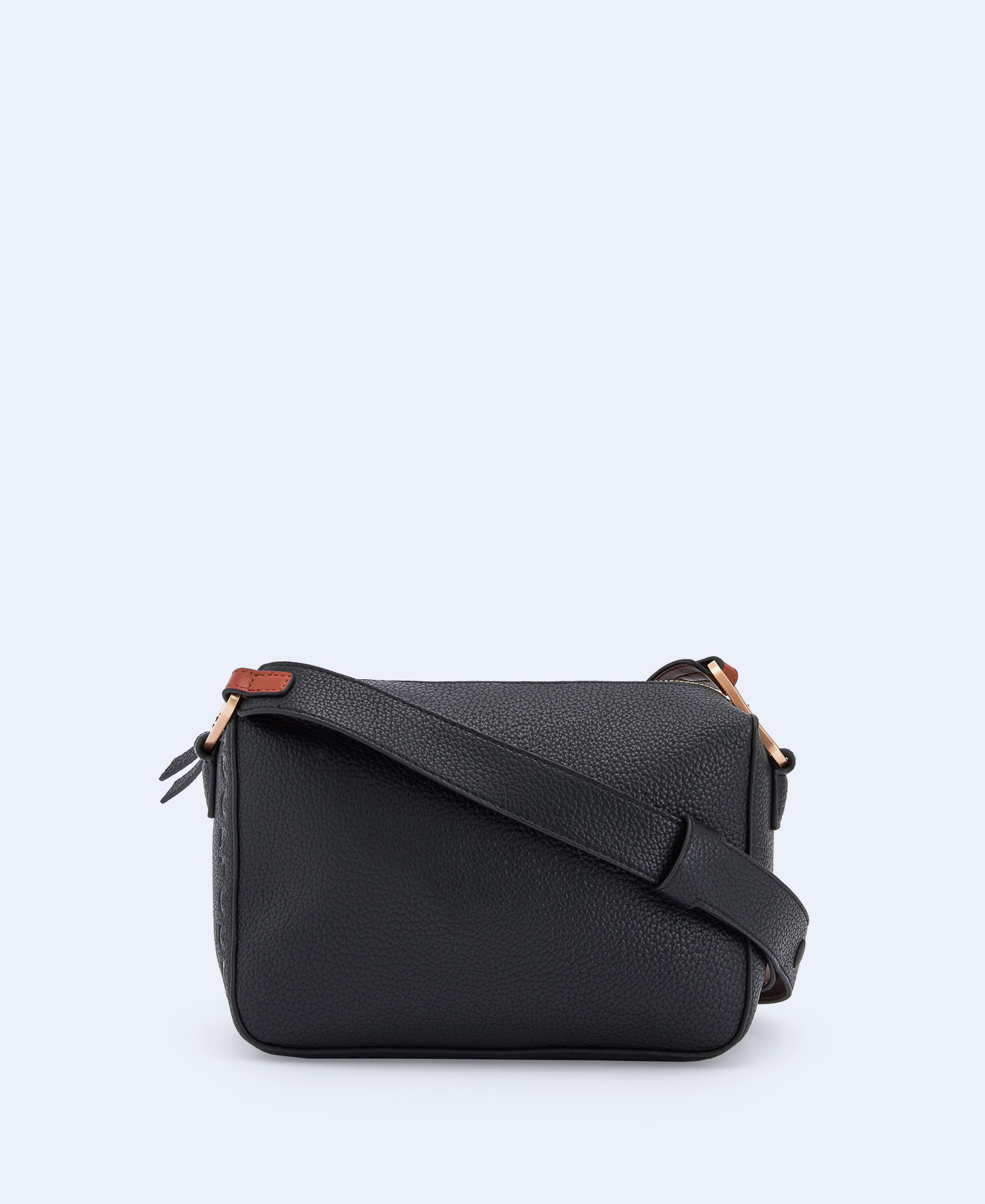 Recycled material shoulder bag image number 0