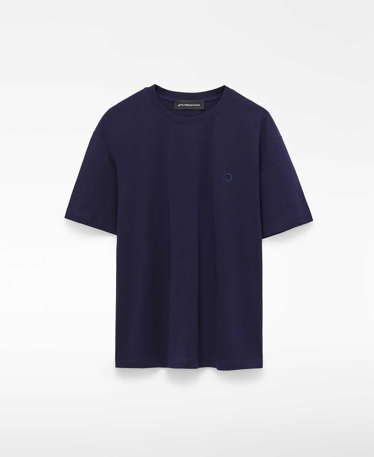 Organic cotton denim-effect T-shirt image number 4