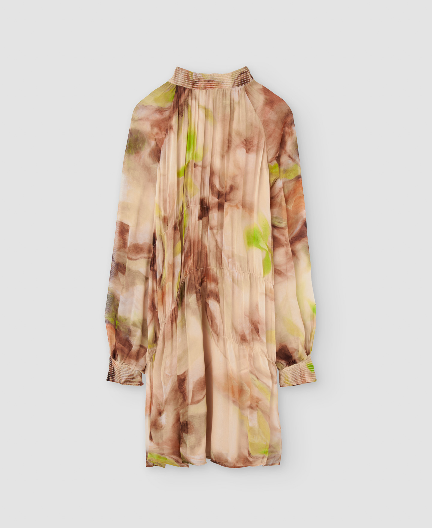 Short print dress A line image number 6