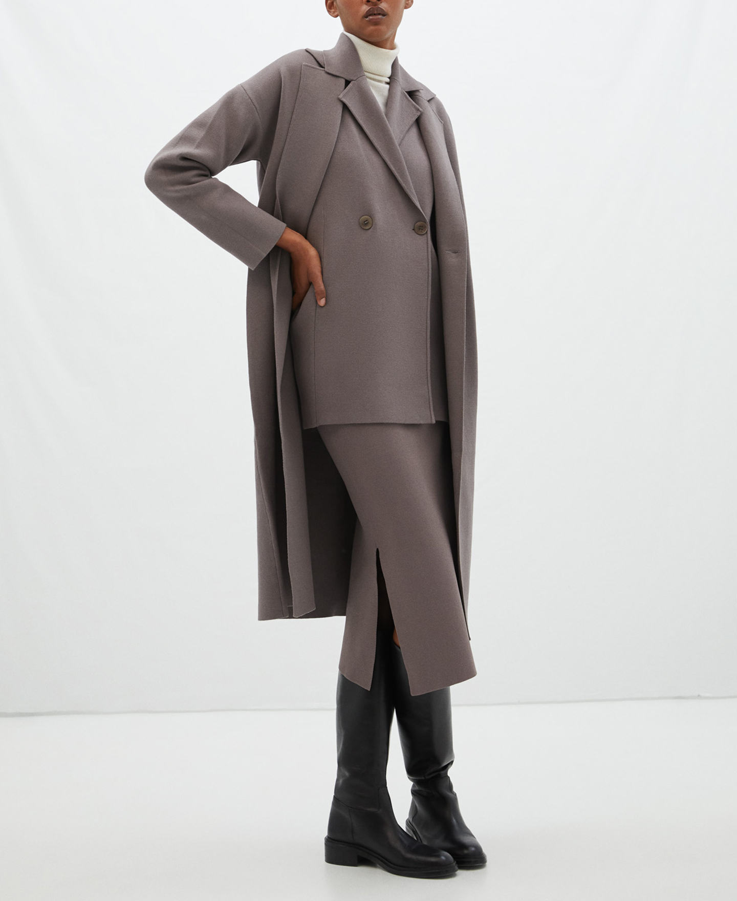 Cerrojillo knit tailored blazer image number 1