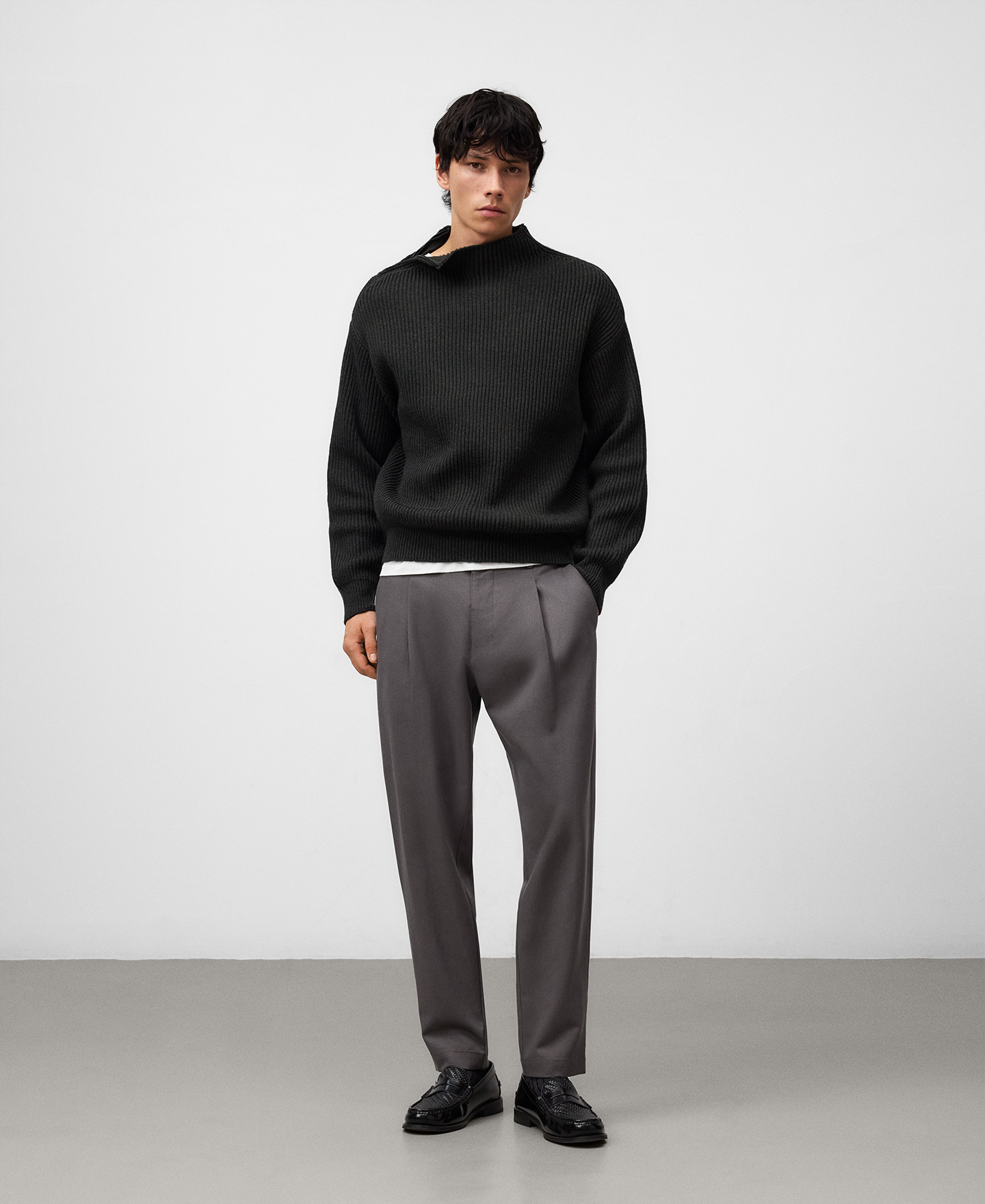 Chino-Hose mit lockerer Passform für Herren image number 1