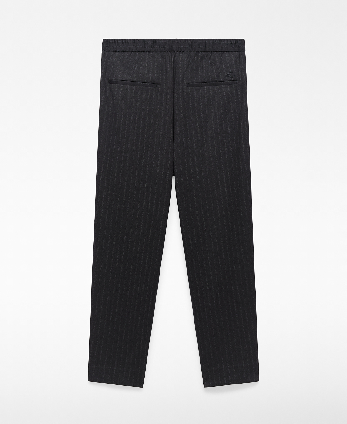 Straight striped trousers man image number 5