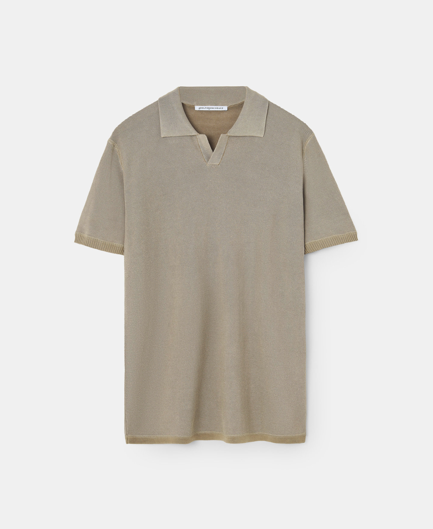 Cotton and viscose polo shirt image number 4