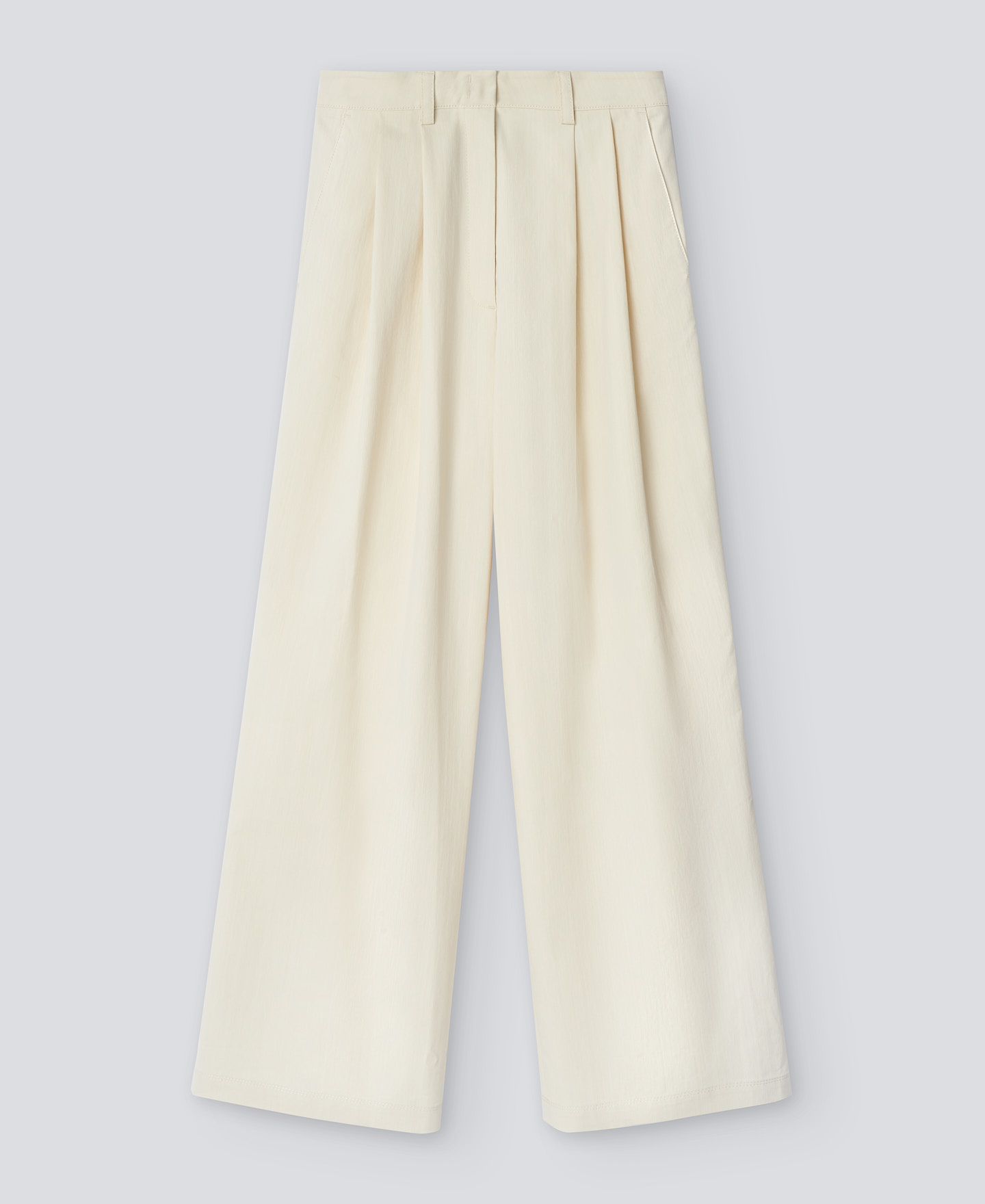 Ecru darts trousers woman image number 4