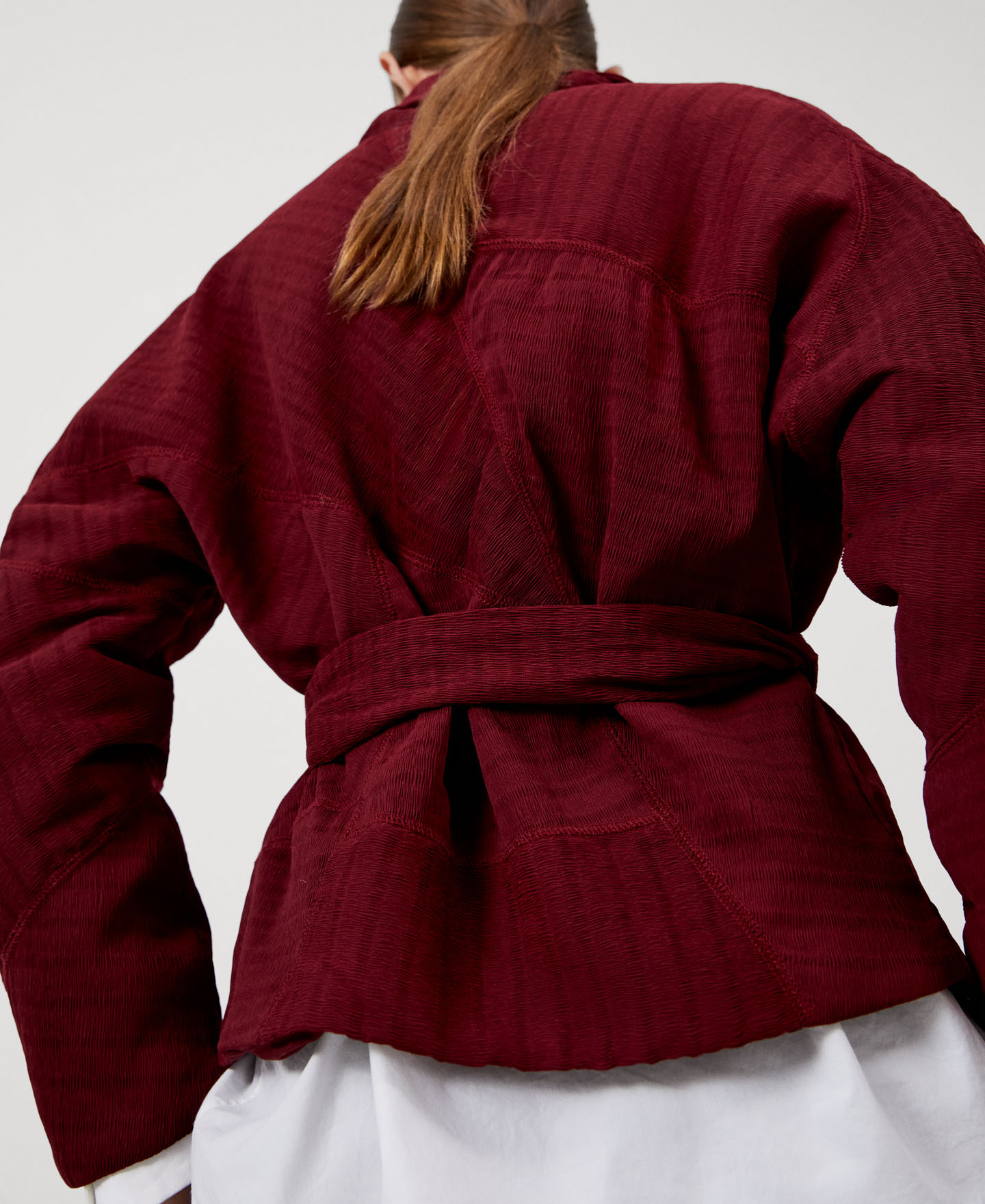 Chaqueta acolchada en crinkle image number 3