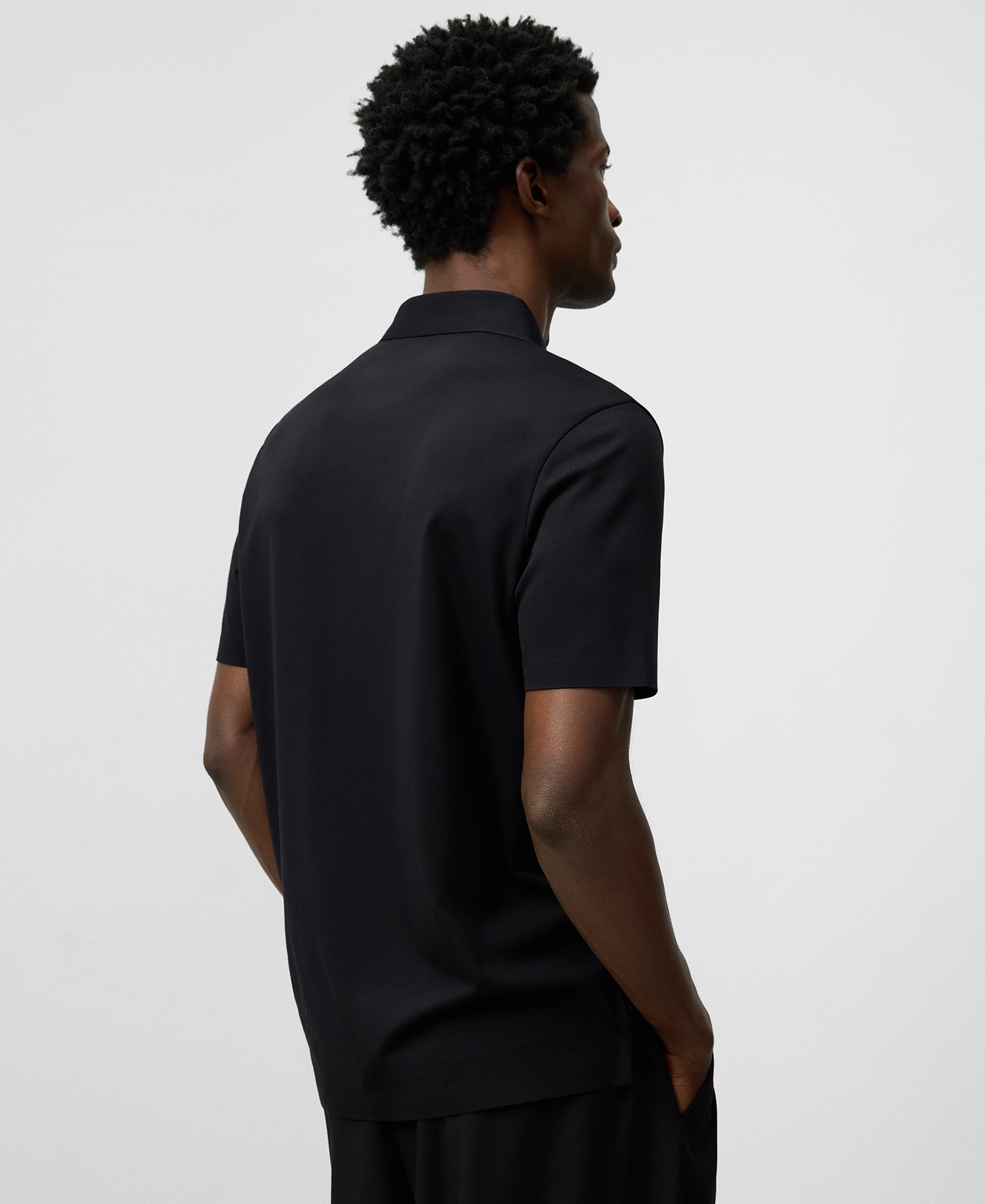 Regular fit short sleeve polo shirt man image number 2