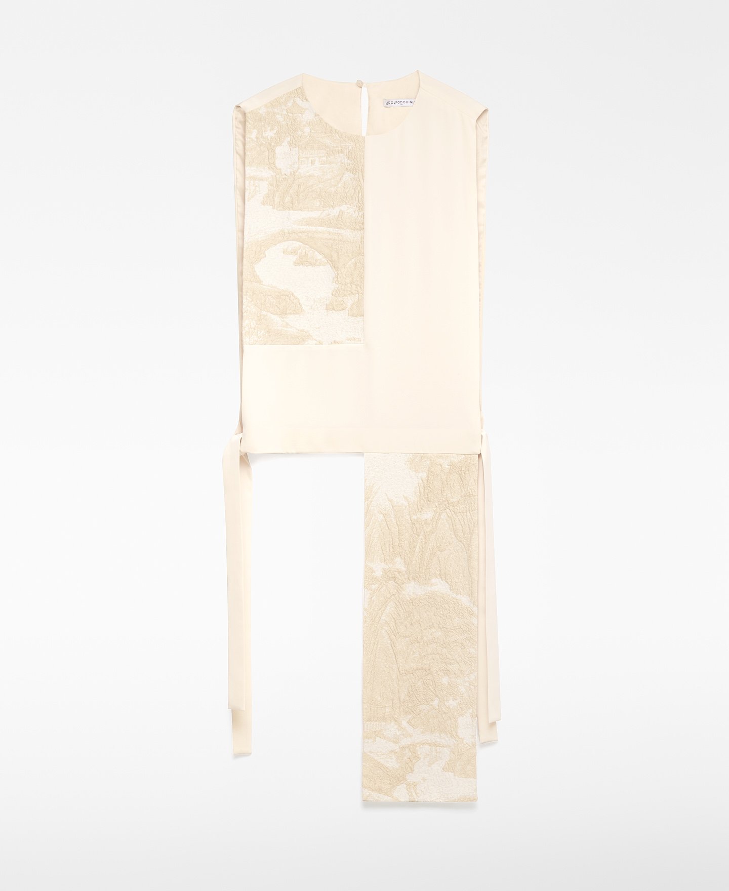 Gilet asymétrique bimatière femme image number 4