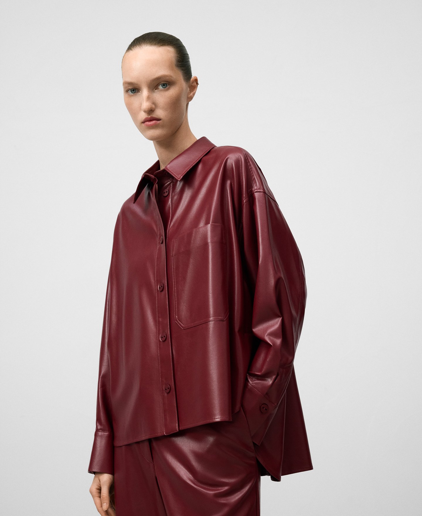 Sobrecamisa Piel No Piel mujer image number 0