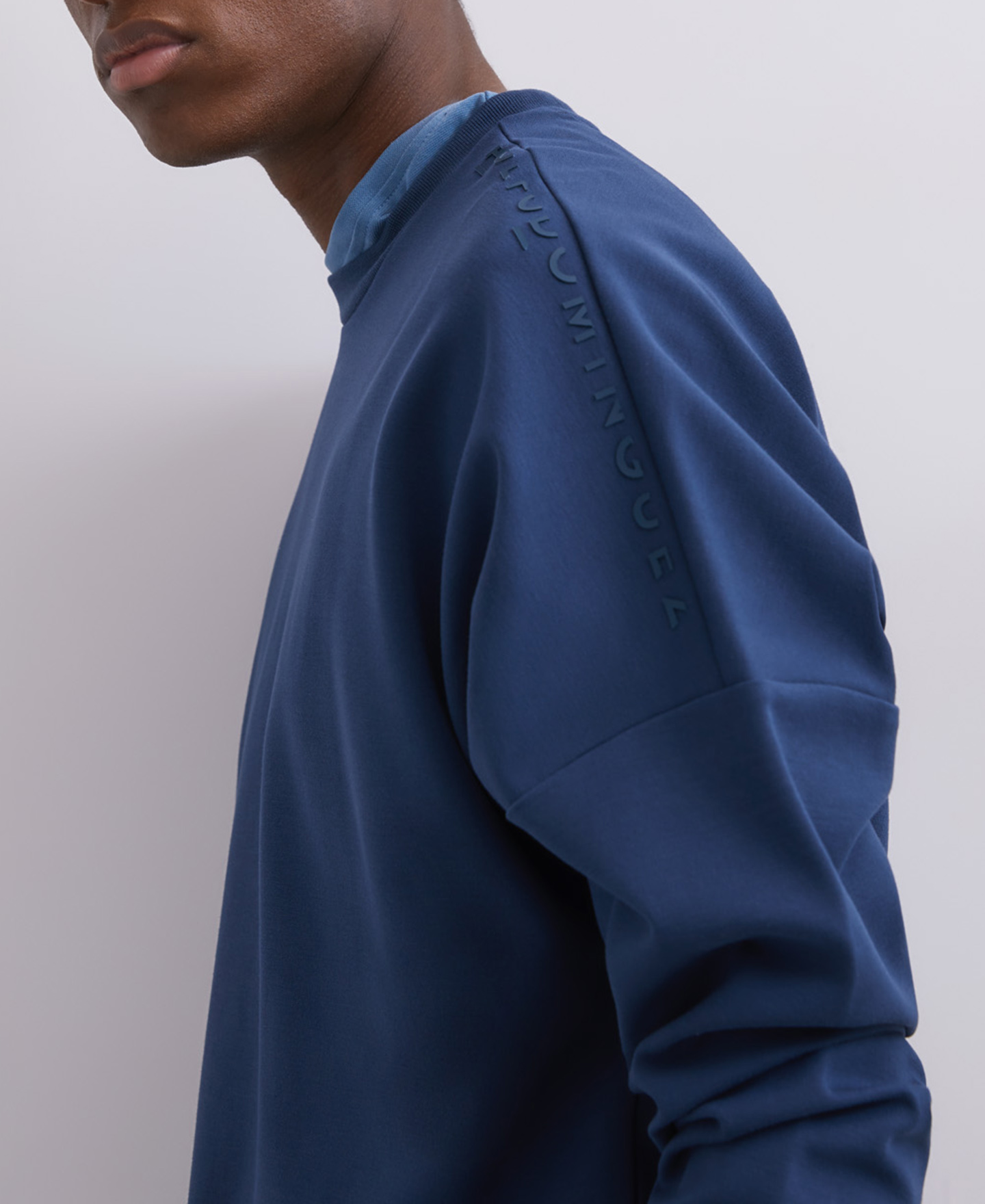 Viscose crew neck sweatshirt image number 2