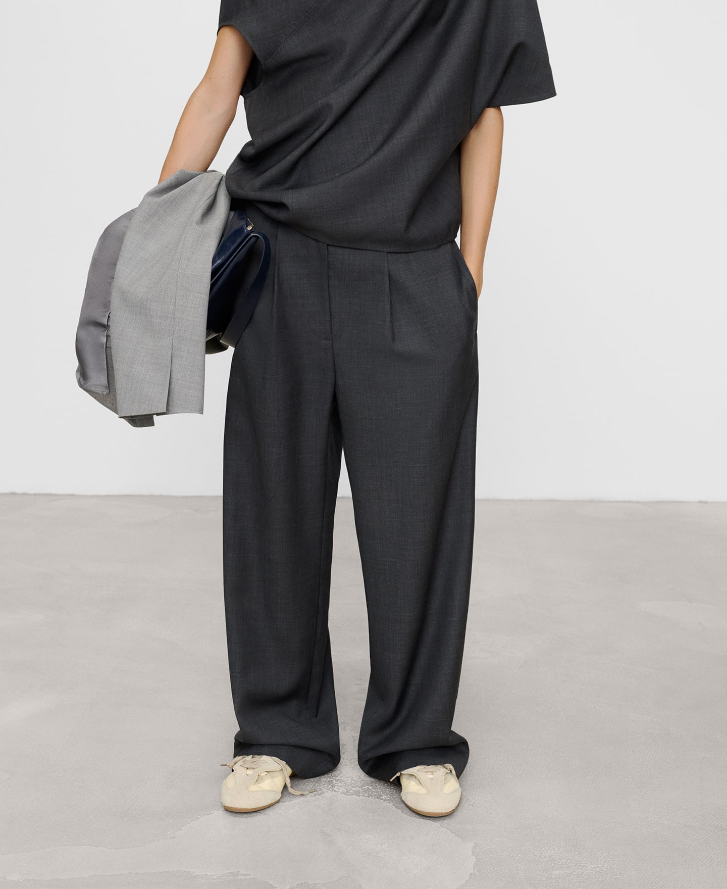 Straight tailored trousers image number 0