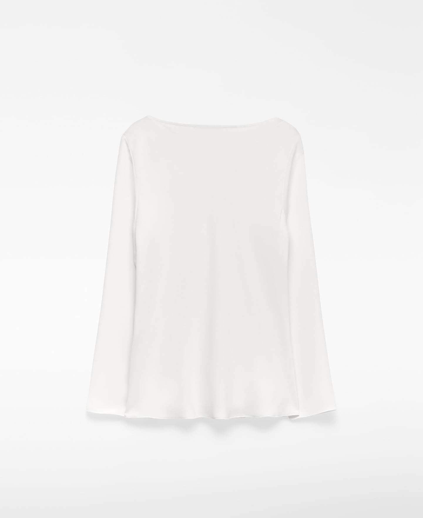 Draped collar top image number 3