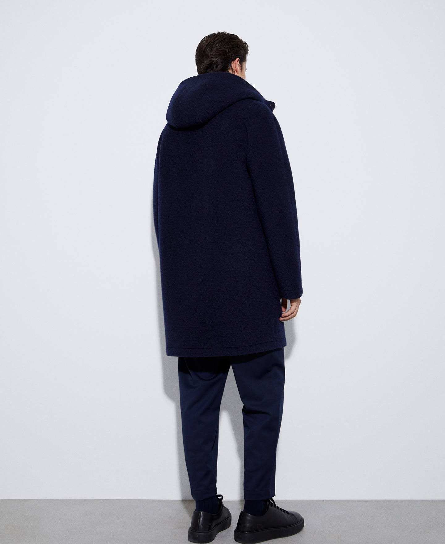 Nautical jacket in nylon and merino wool image number 2