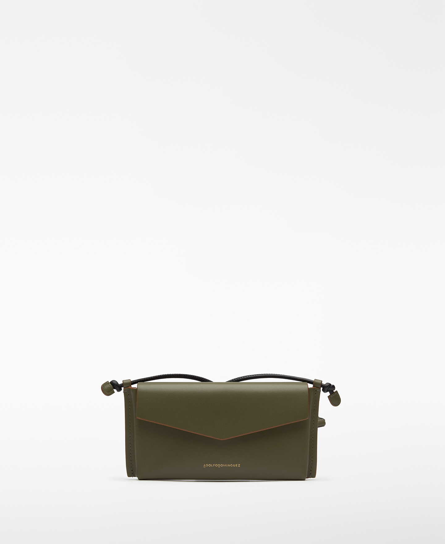 Leather horizontal phone holder woman image number 0