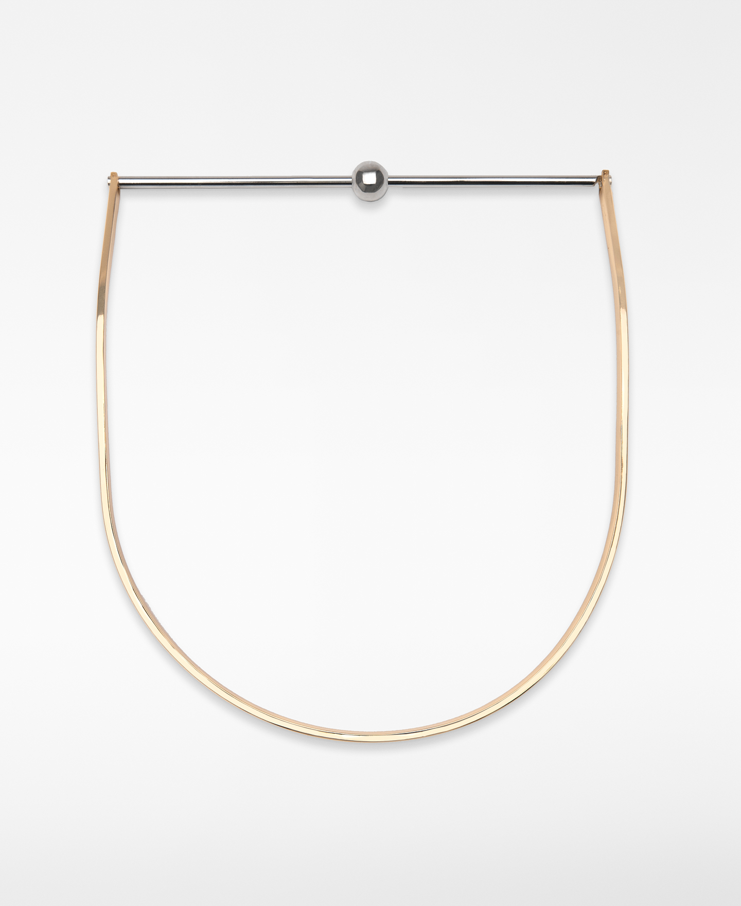 Choker metálico rígido mujer image number 0