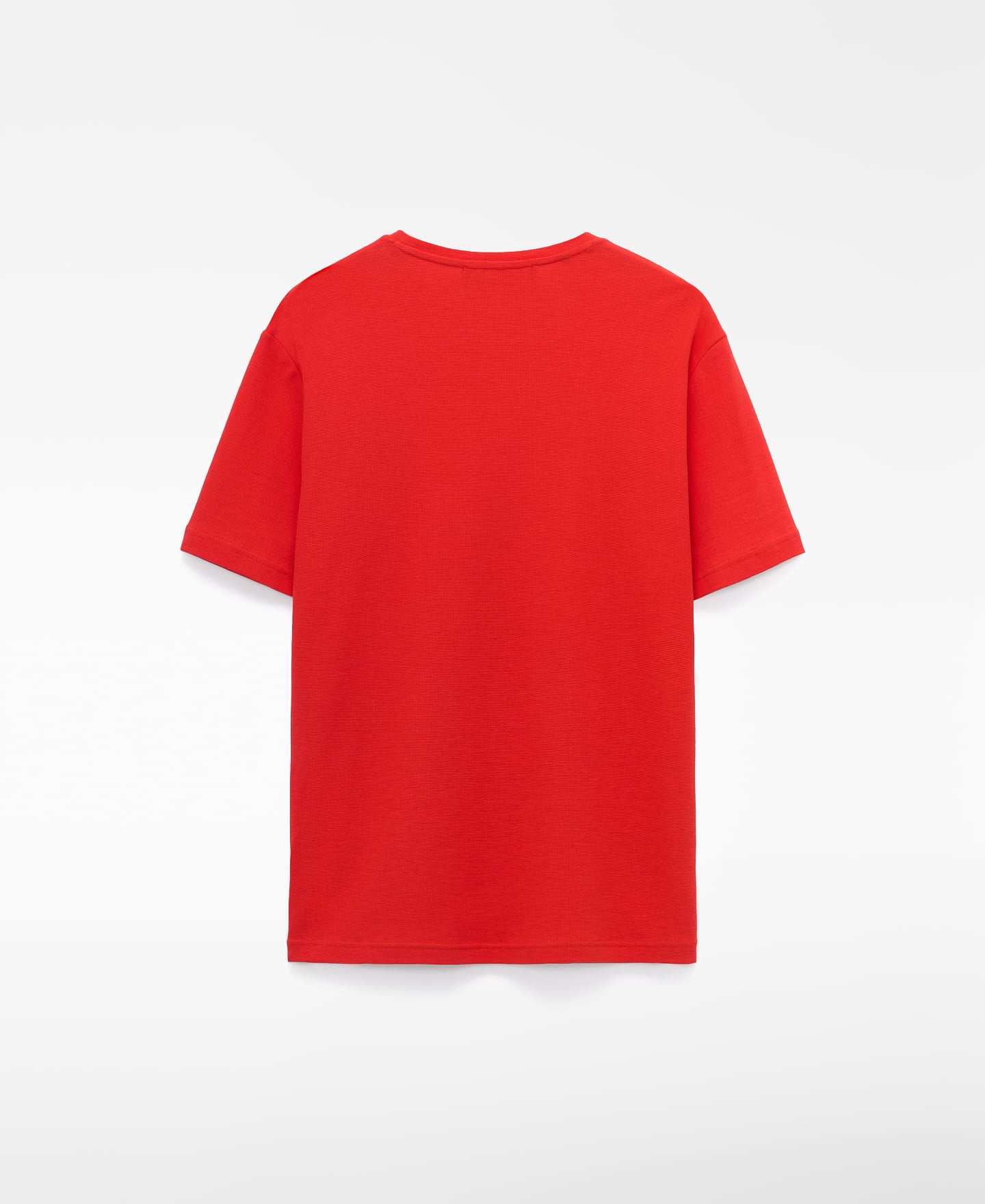 Organic cotton micro-textured T-shirt image number 5
