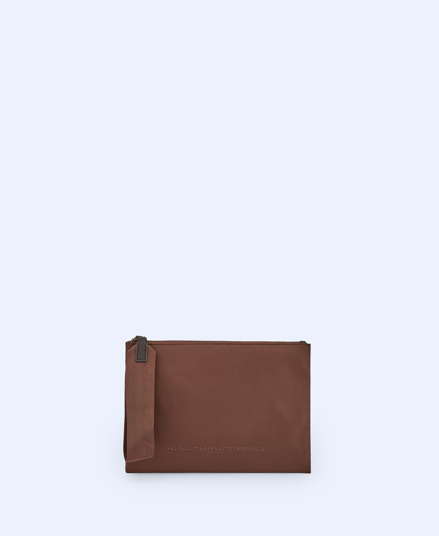 Smooth texture rectangular clutch image number 0