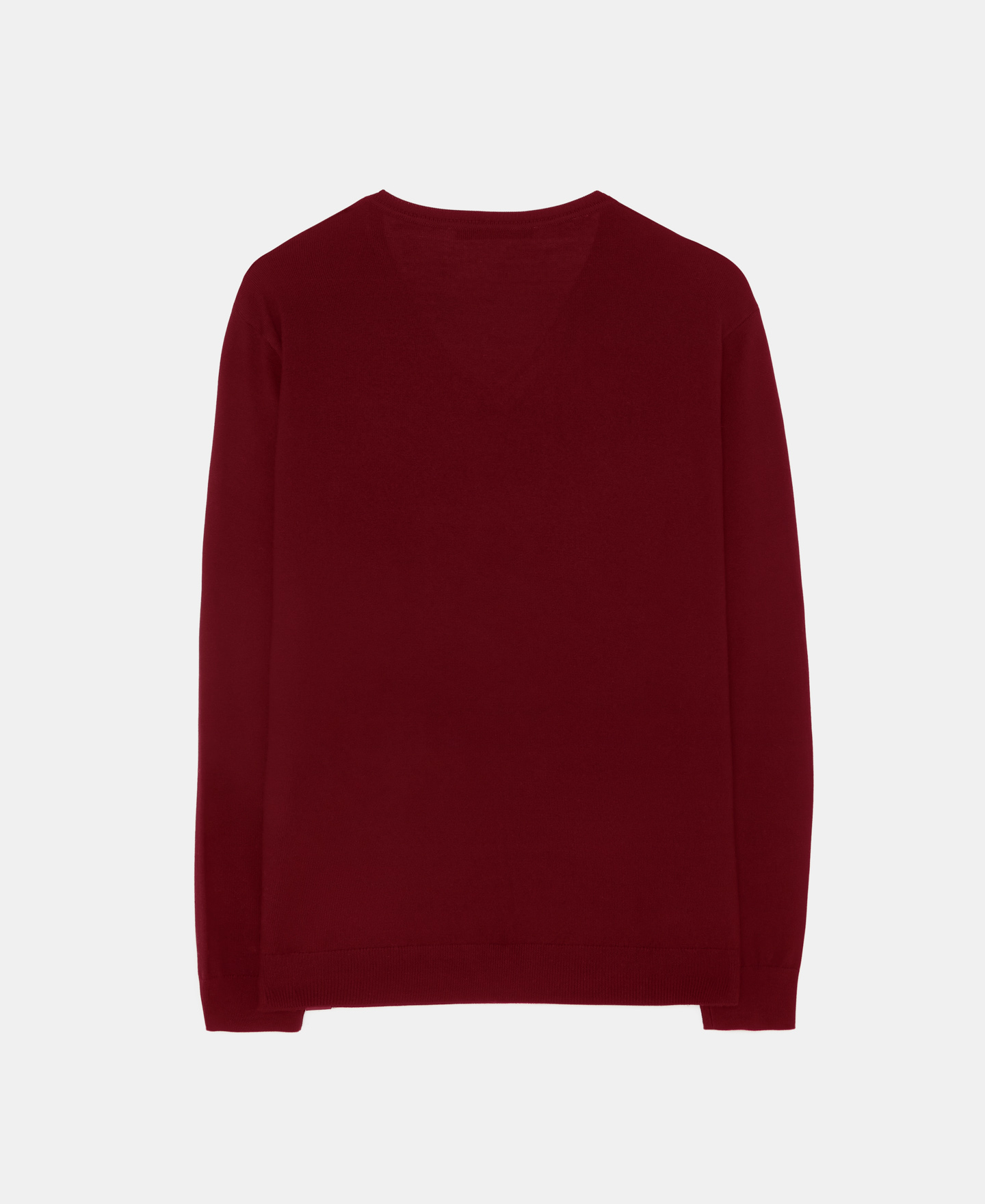 V-neck merino wool sweater image number 5