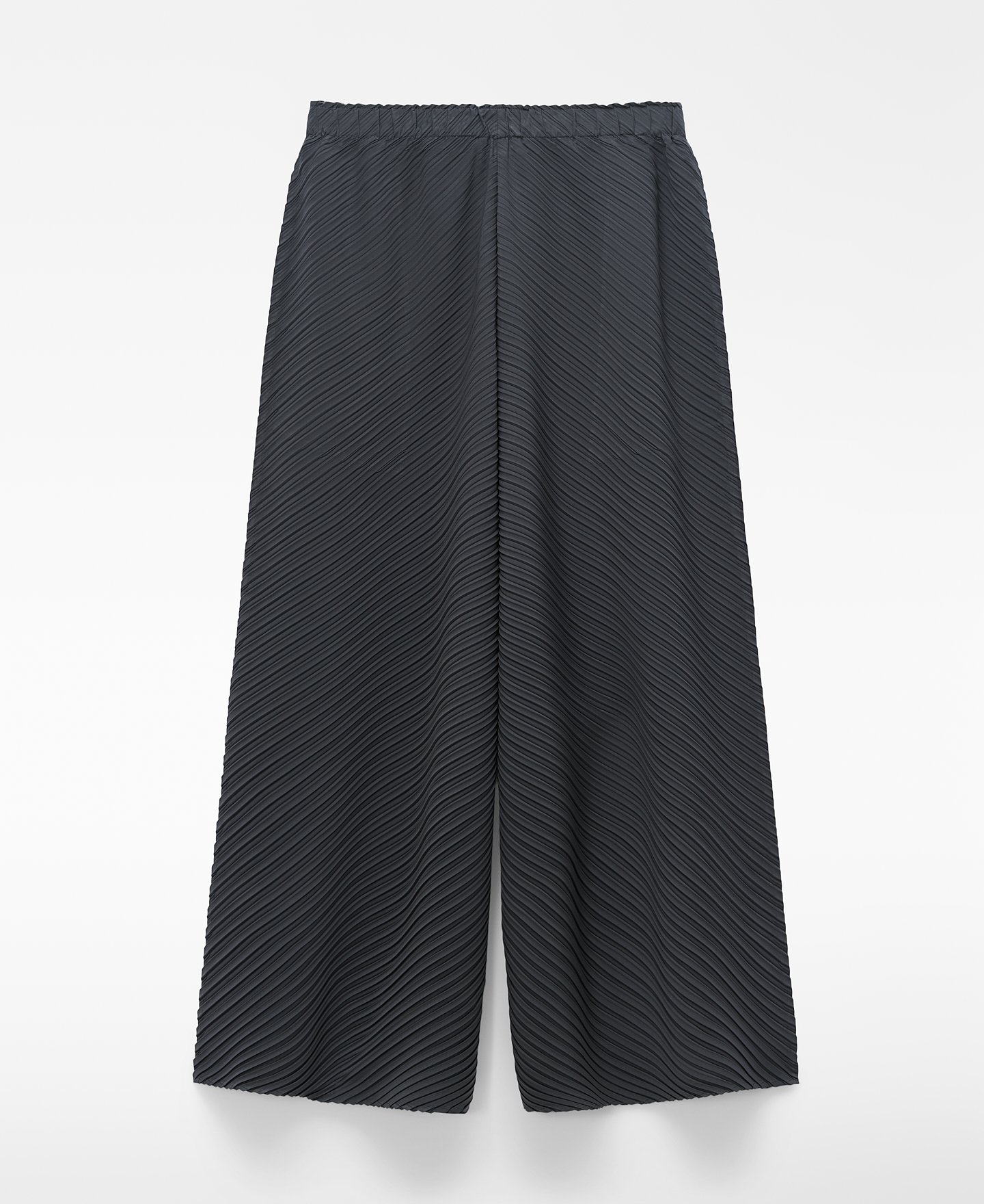 Crinkle wide-leg trousers image number 5