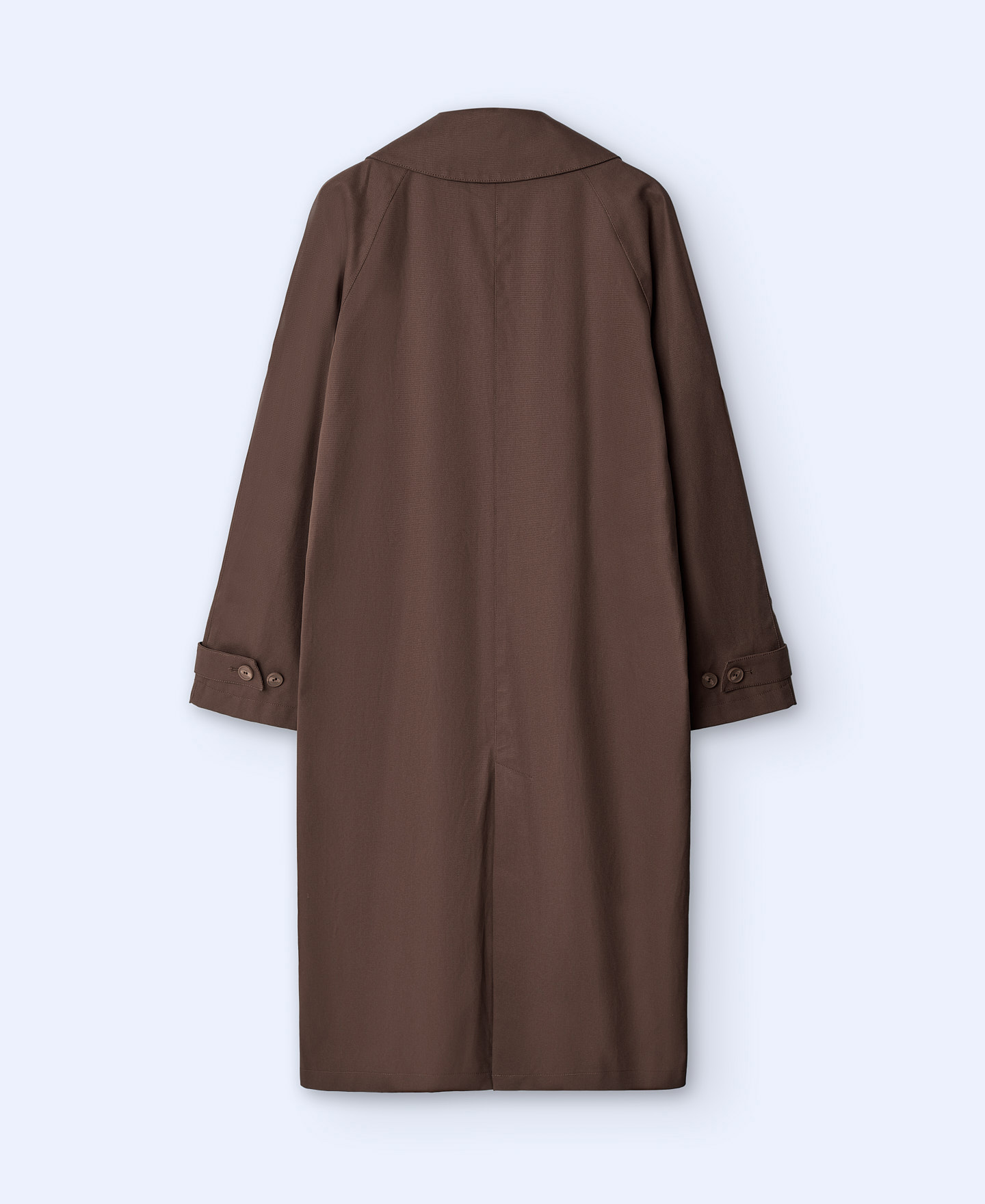 Gabardina oversize en algodón encerado image number 7