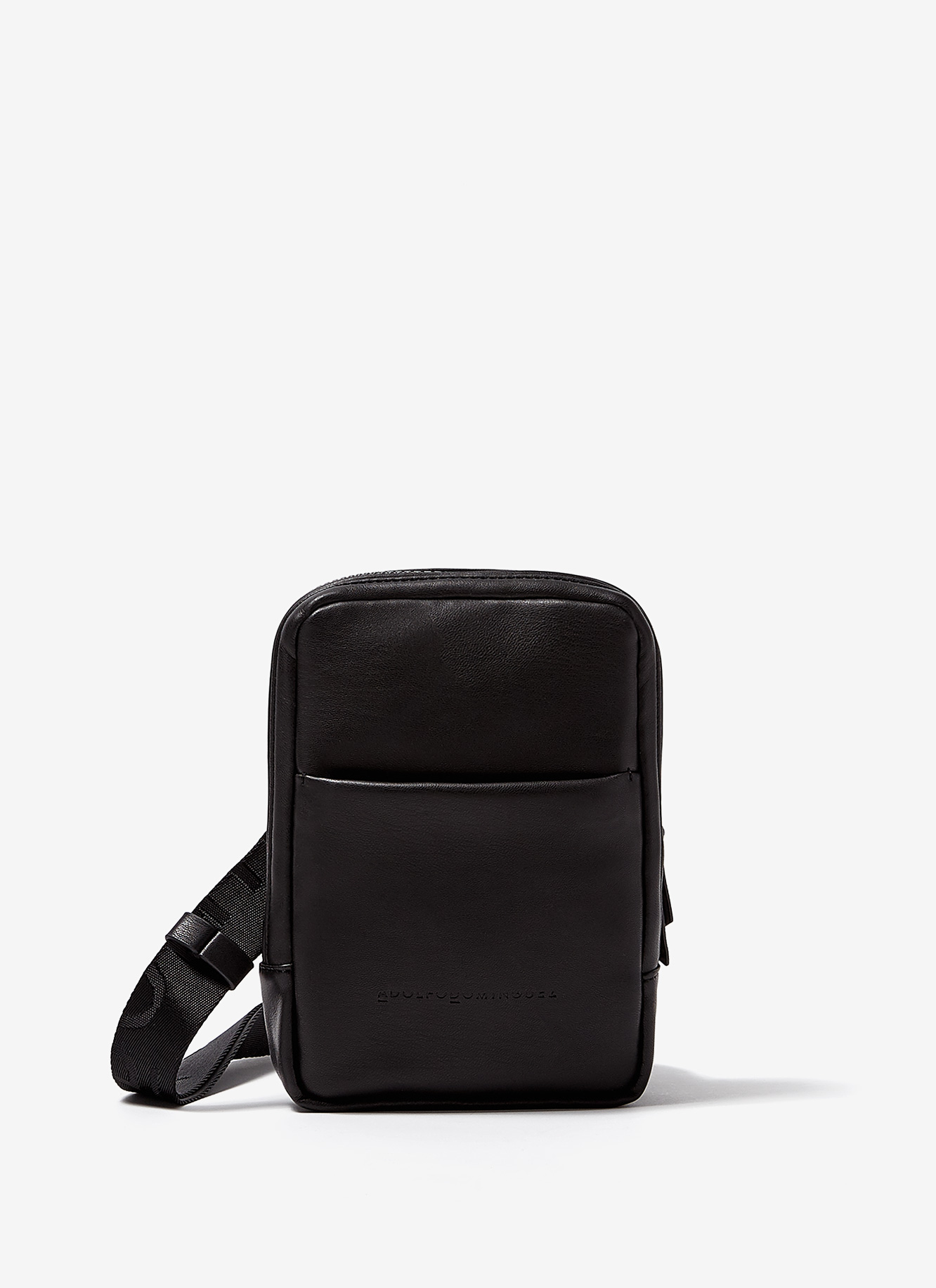 Crossbody bag with logoed strap image number 0