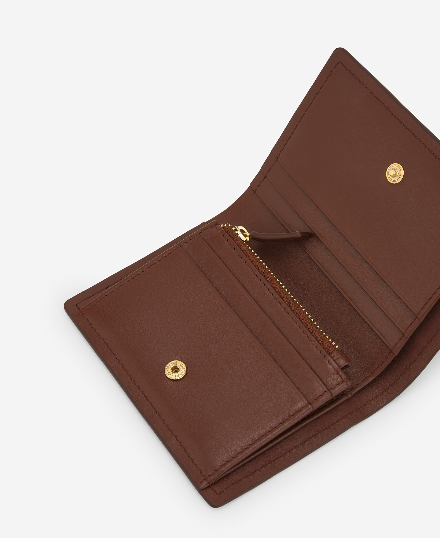 Cartera de piel responsable craquelada image number 1