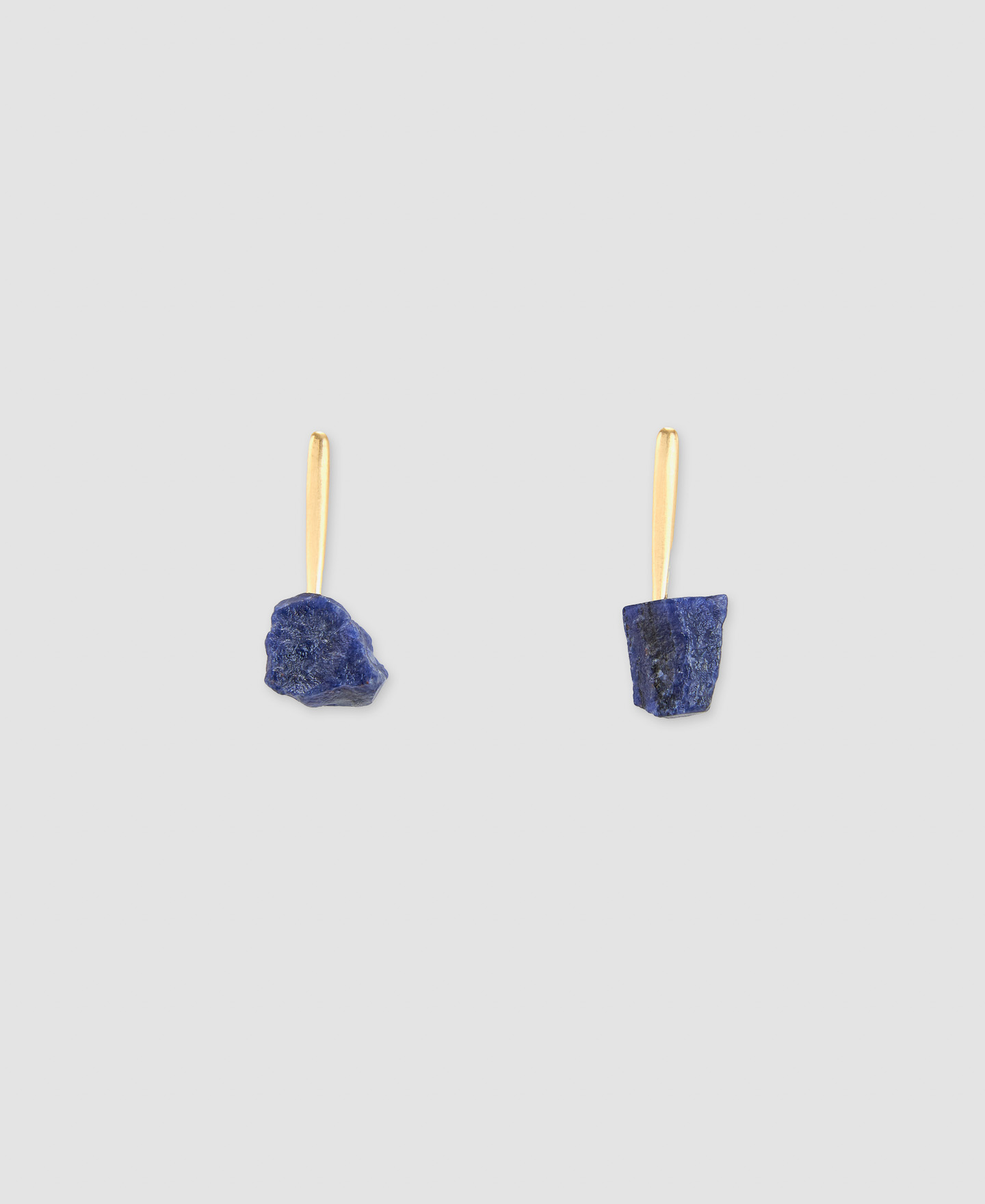Zinc and natural stone earring image number 0
