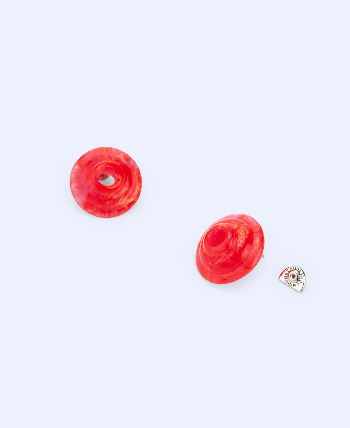 Pendientes circulares en resina image number 1