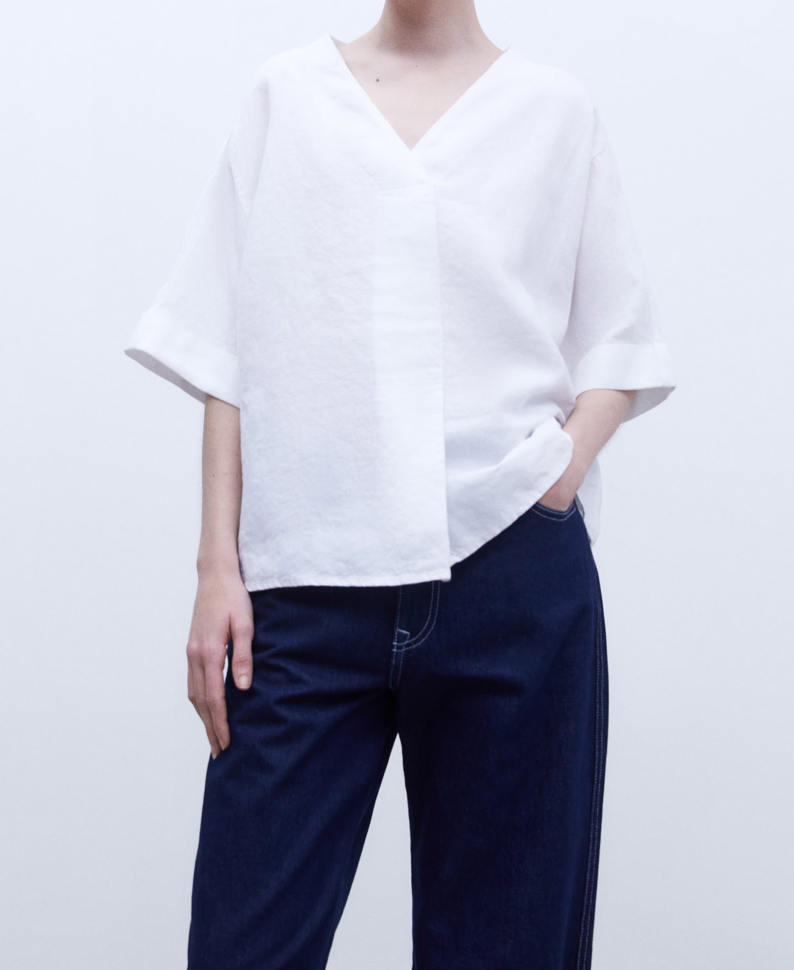 Camisa en lino europeo image number 0
