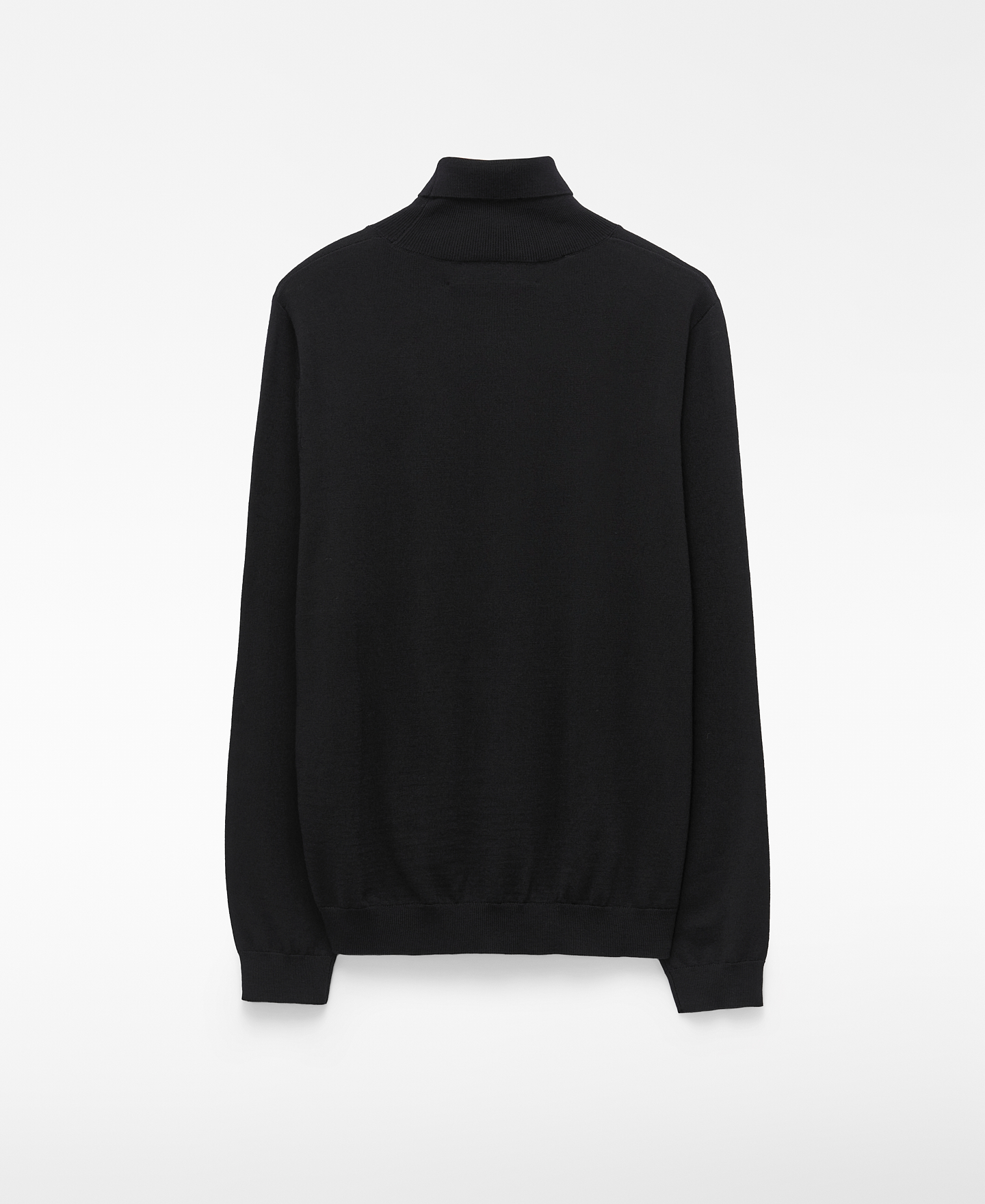 Merino wool mock neck sweater image number 5