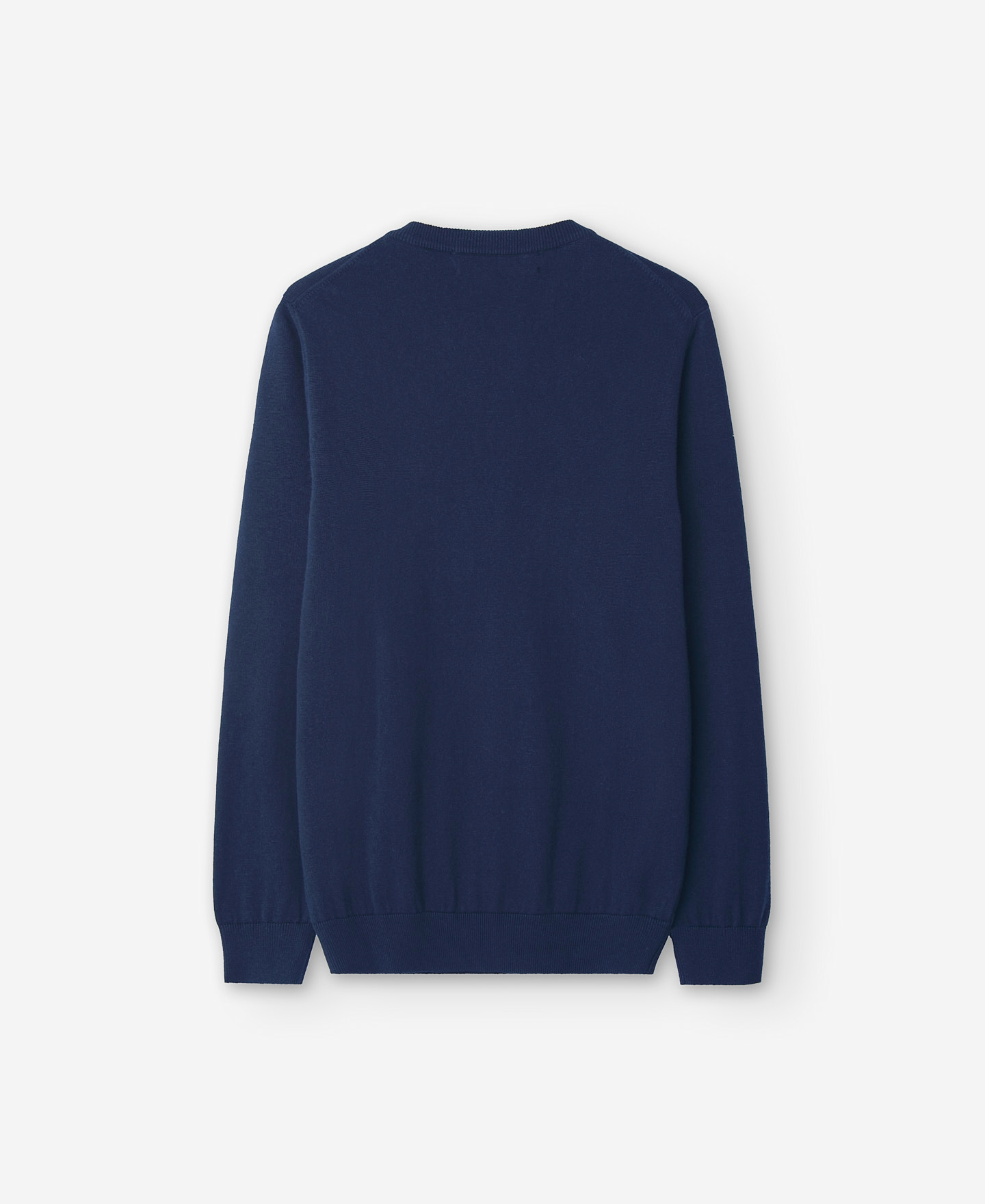 V-neck cotton sweater for men image number 4