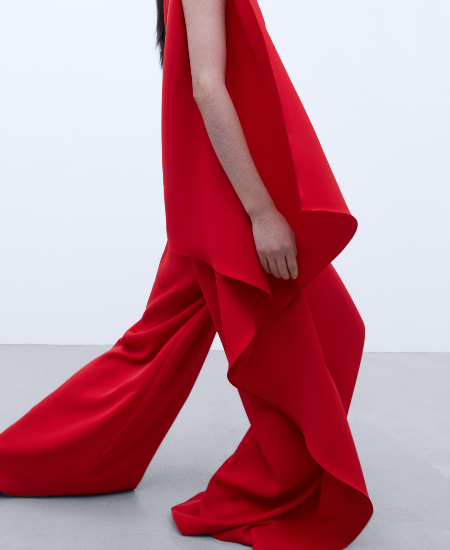 Cocktail asymmetrical jumpsuit image number 3