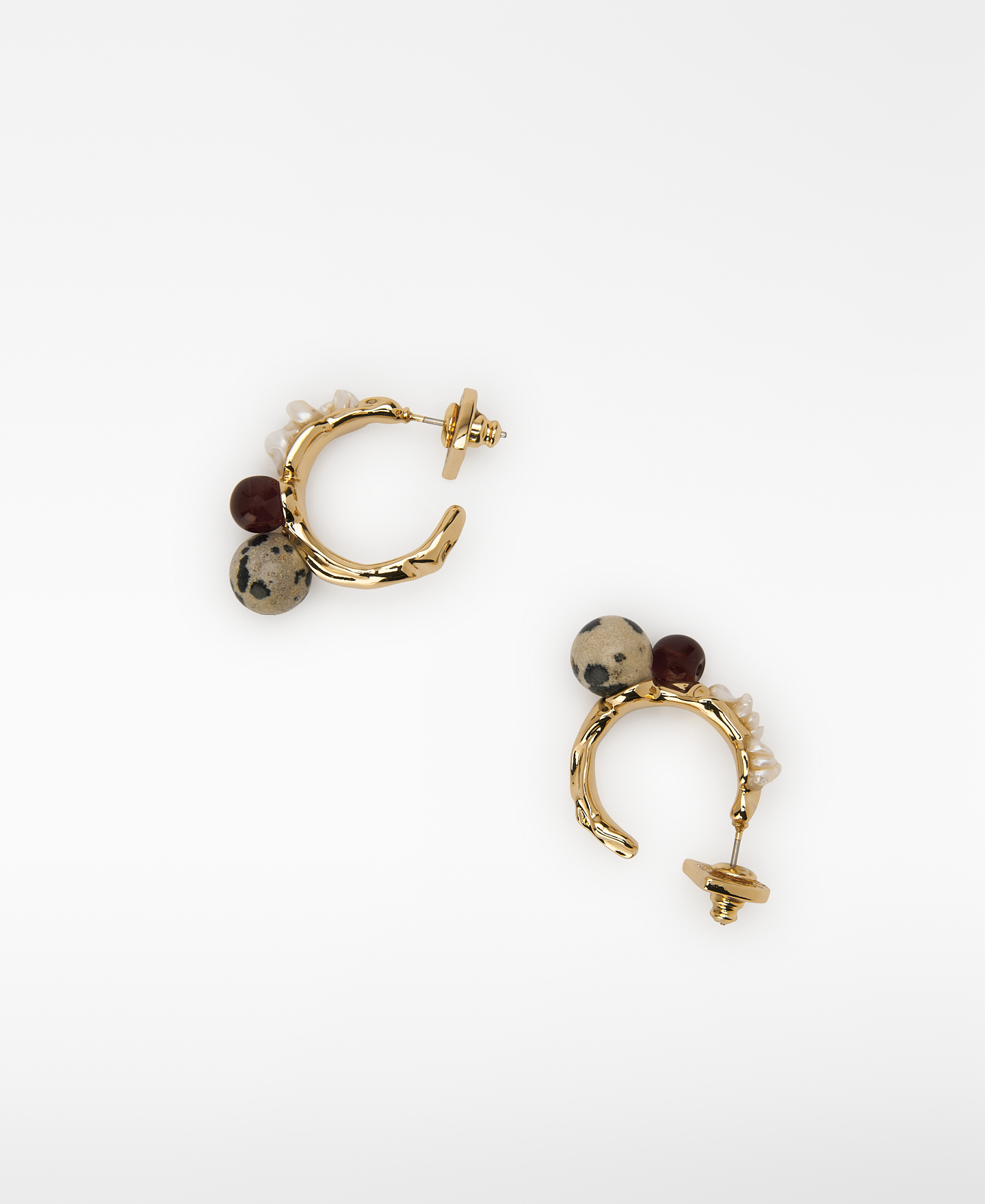 Aros perlas y cer&aacute;mica image number 2