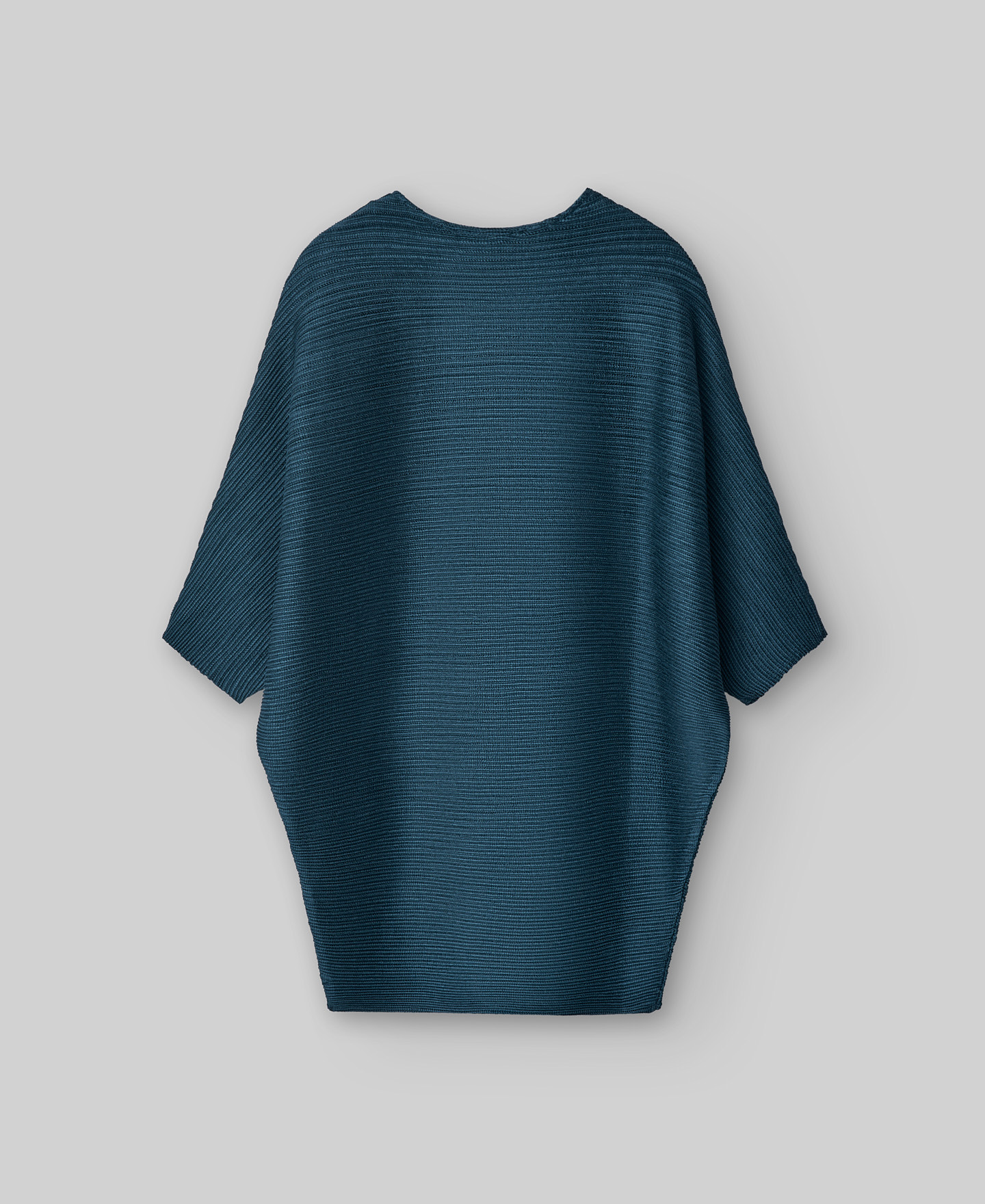 Pleated fabric V-neck top woman image number 5