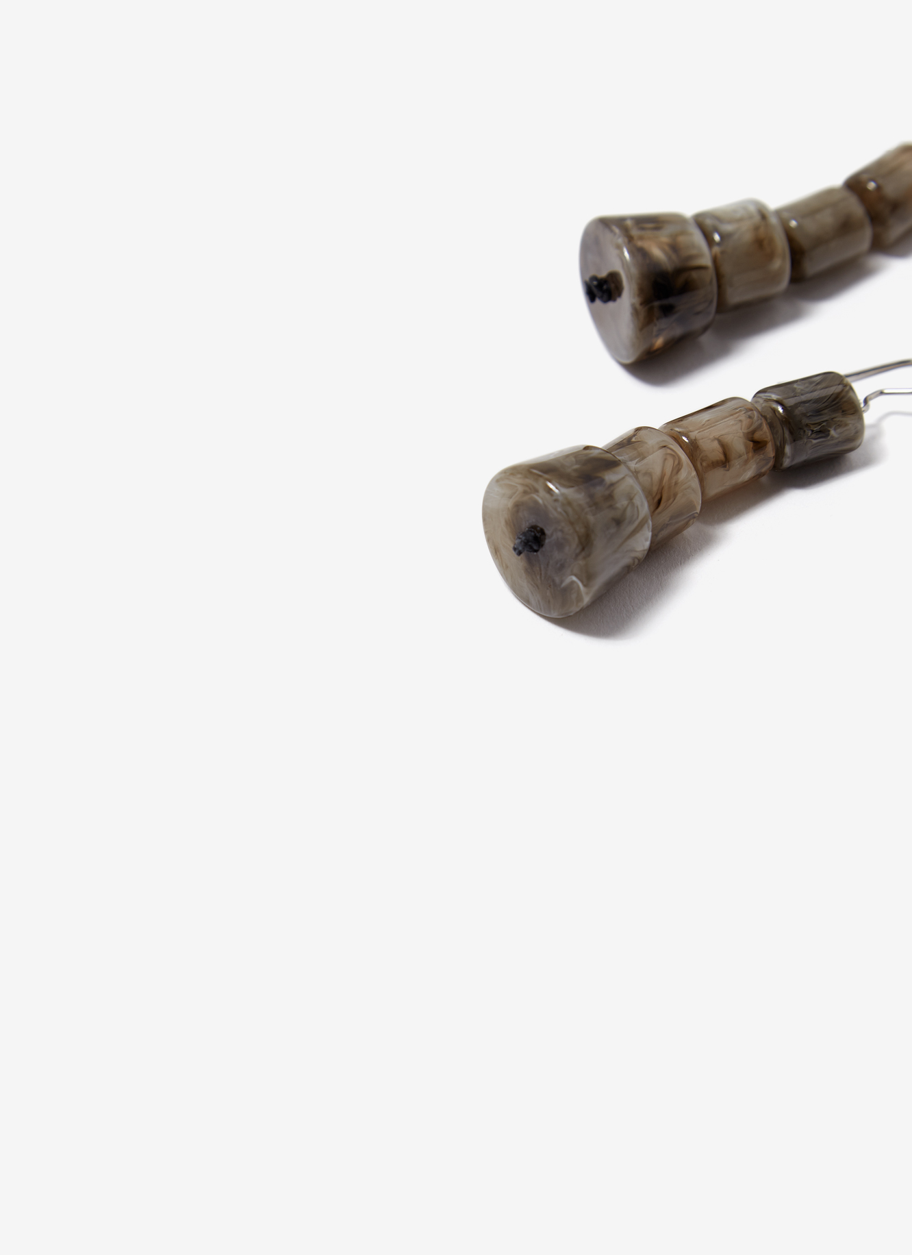 Resin tower earrings image number 1