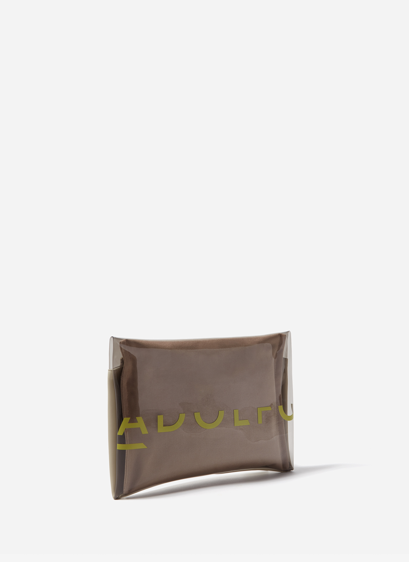 Transparent clutch bag with cotton pouch image number 1