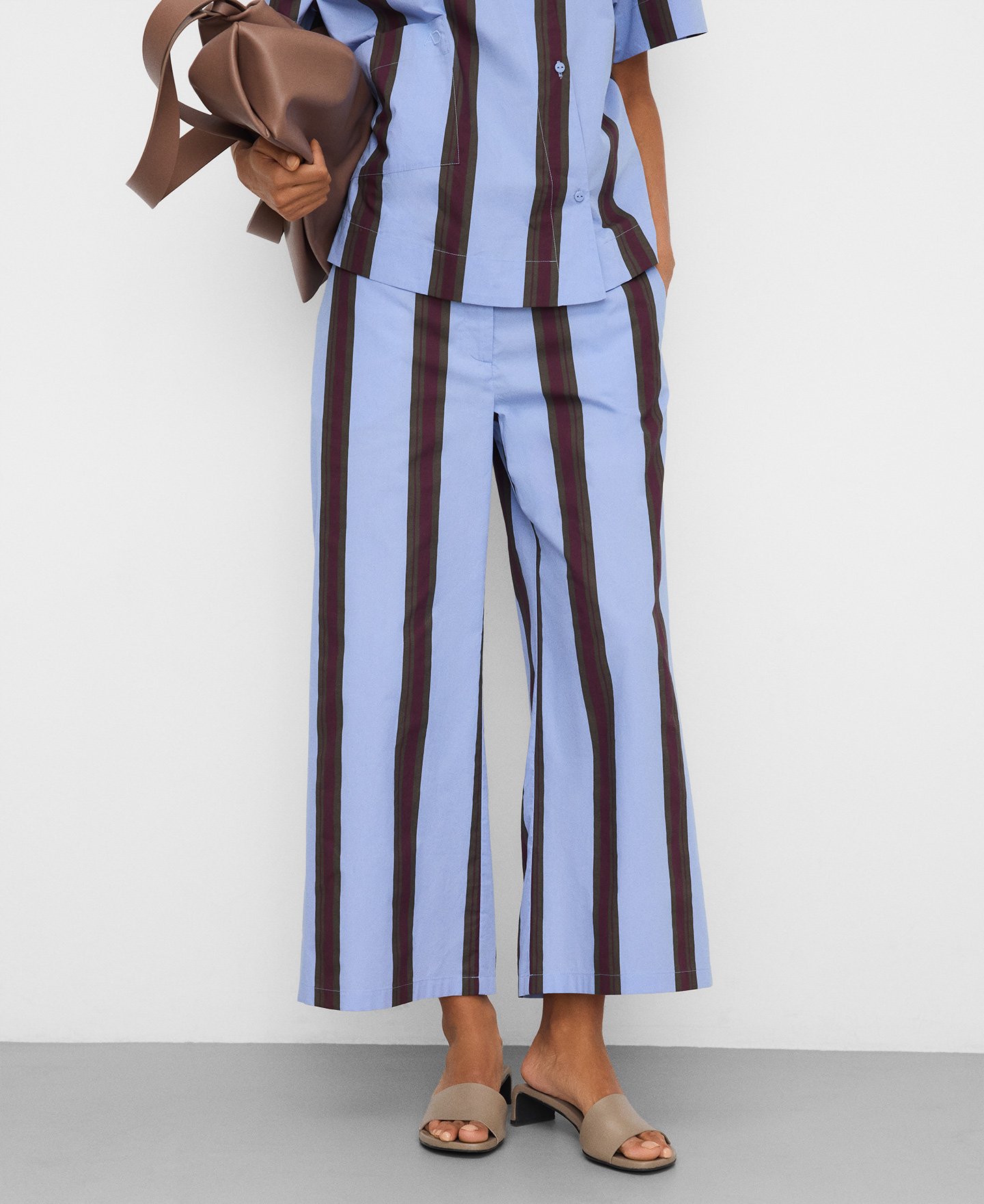 Pantal&oacute;n culotte rayas algod&oacute;n image number 0