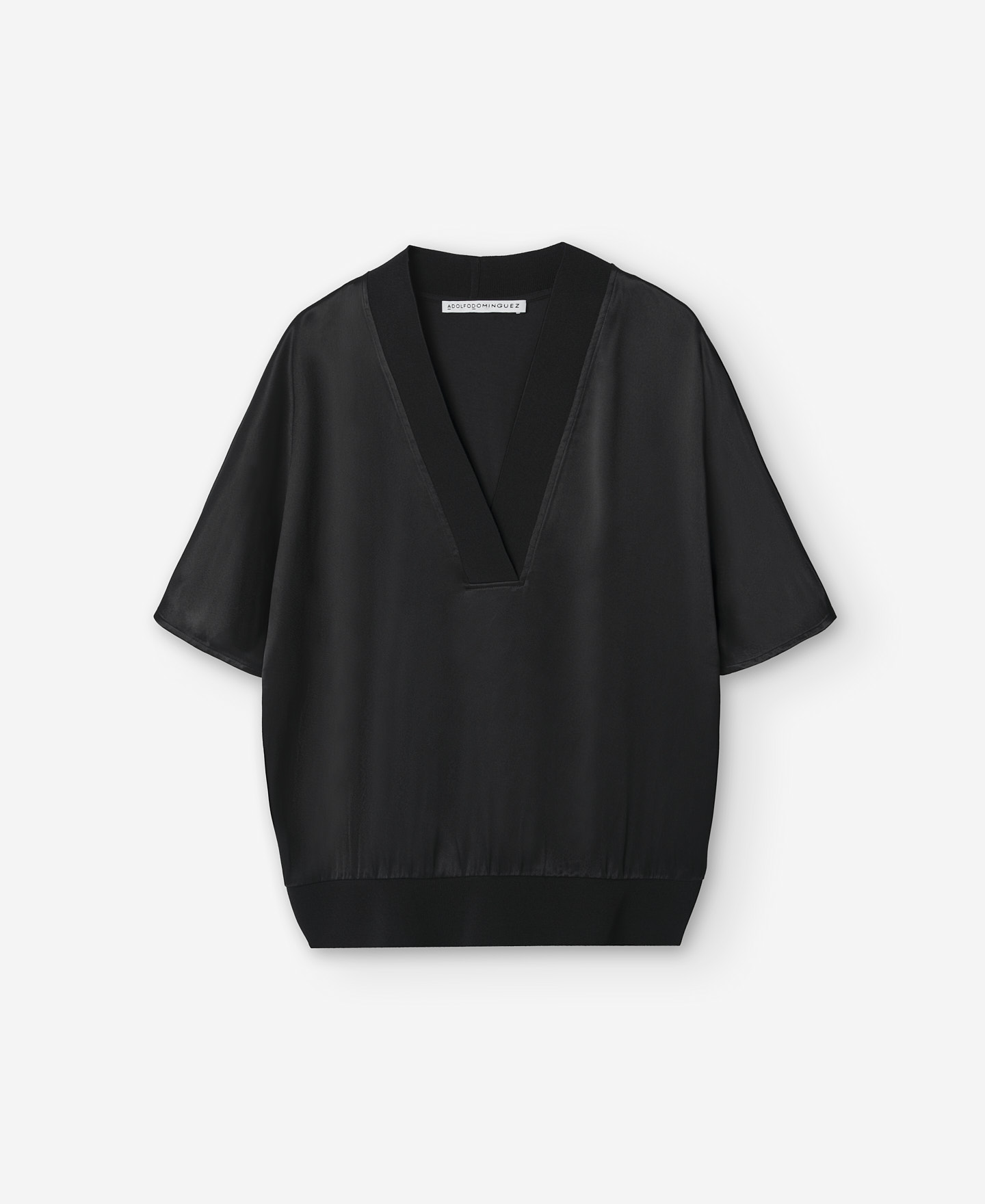 V-neckline blouse image number 4