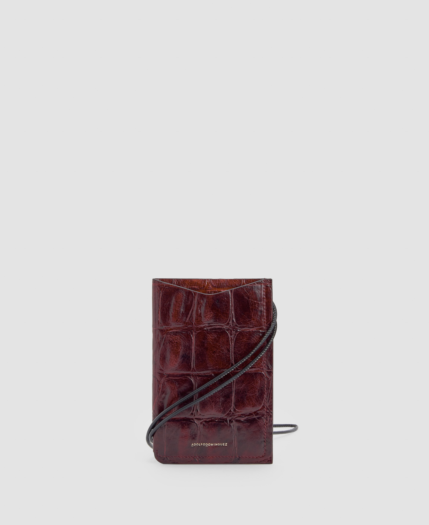 Mobile phone holder in coco leather image number 0
