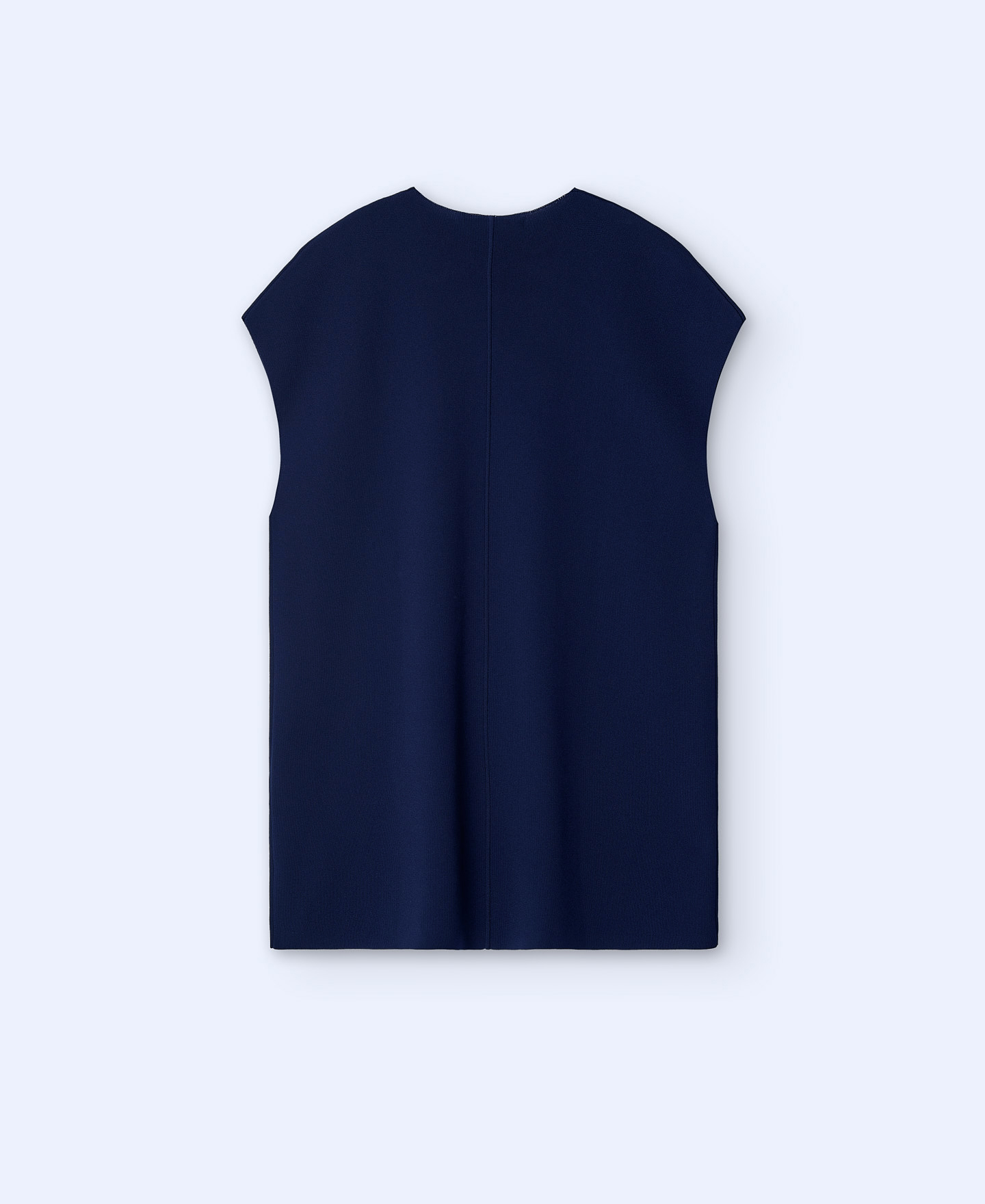 Knitted V-neckline waistcoat image number 5