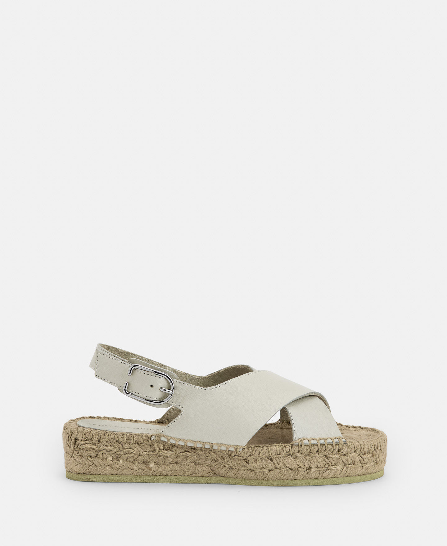 Jute and leather espadrilles image number 0