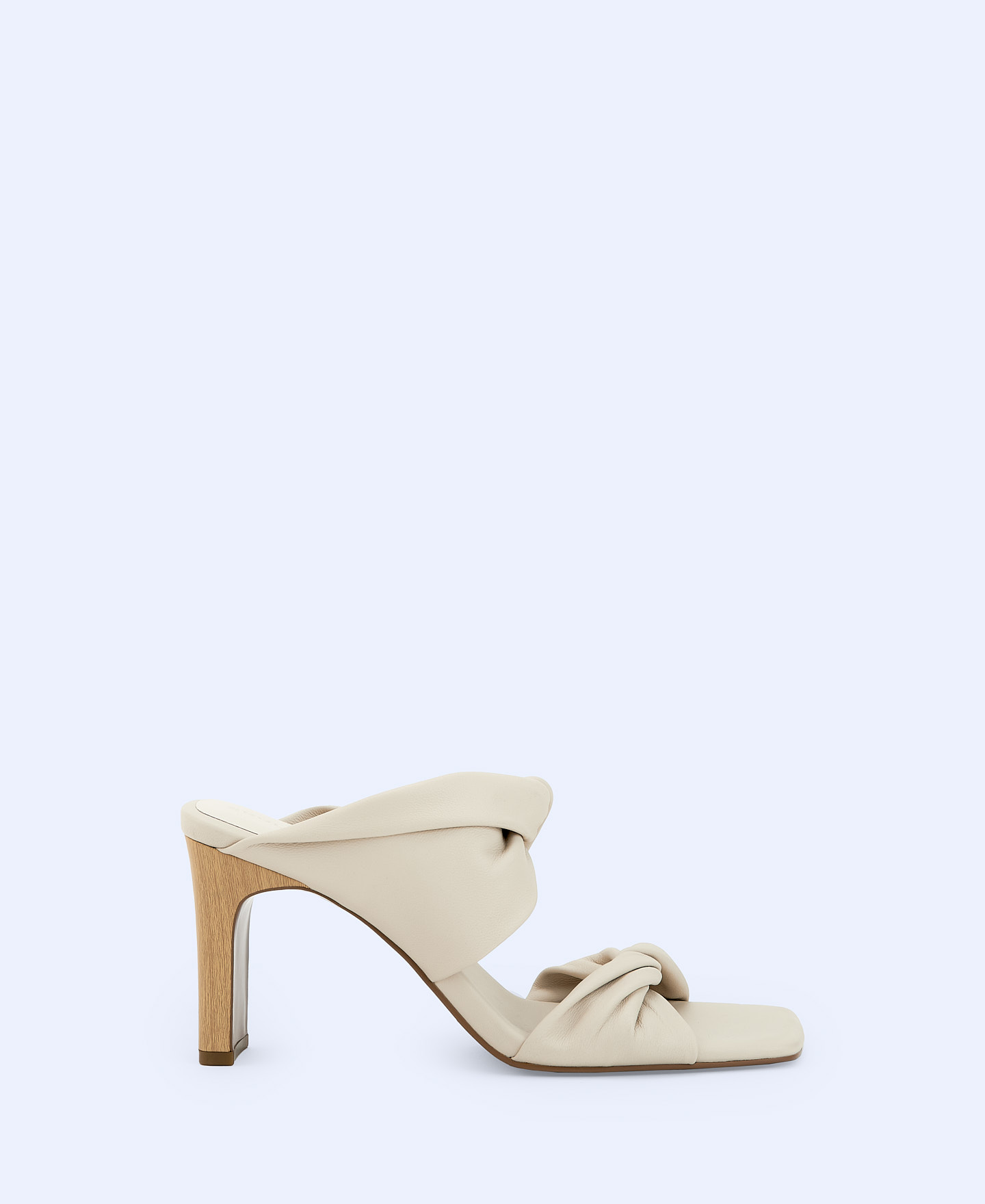 Heeled leather sandals image number 0