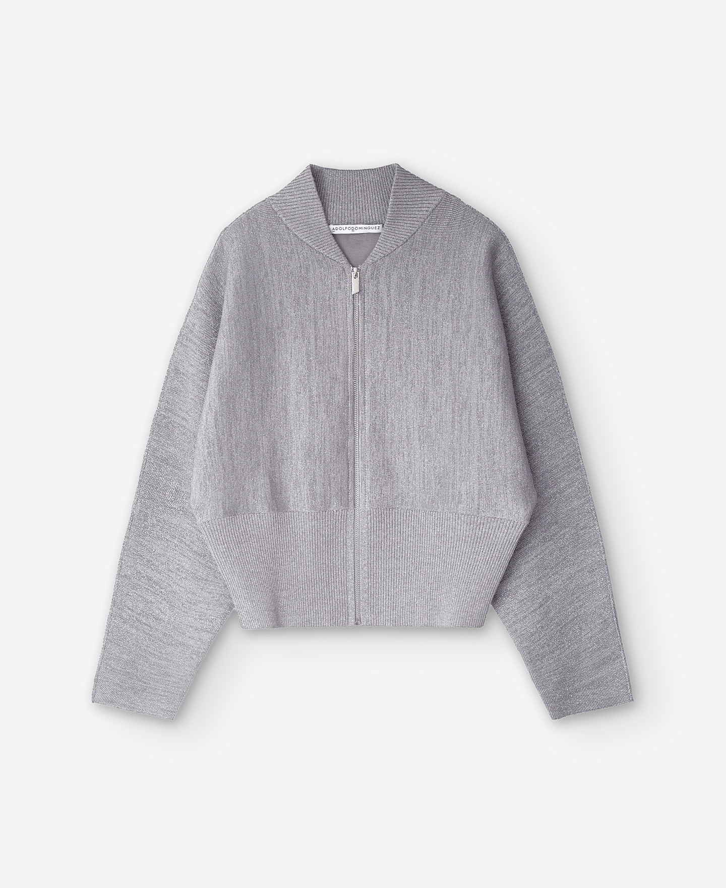 Women's knitted bomber jacket image number 6